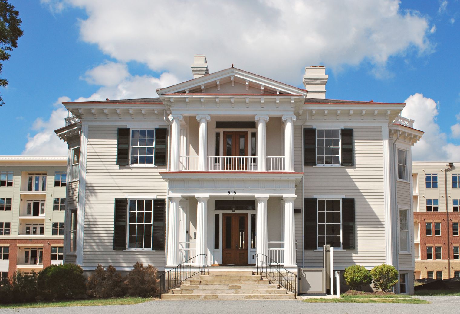Commercial Decorating in The Hale — quality trade paint going on in two coats