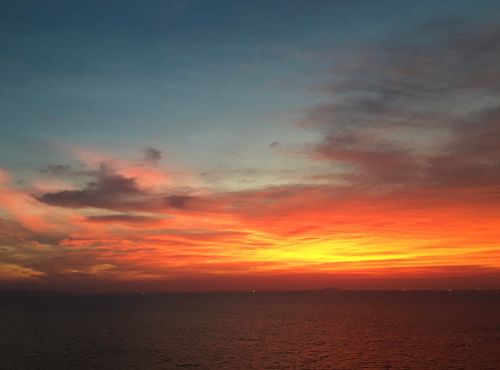 Free stock photo of sunset sky Stock Photo