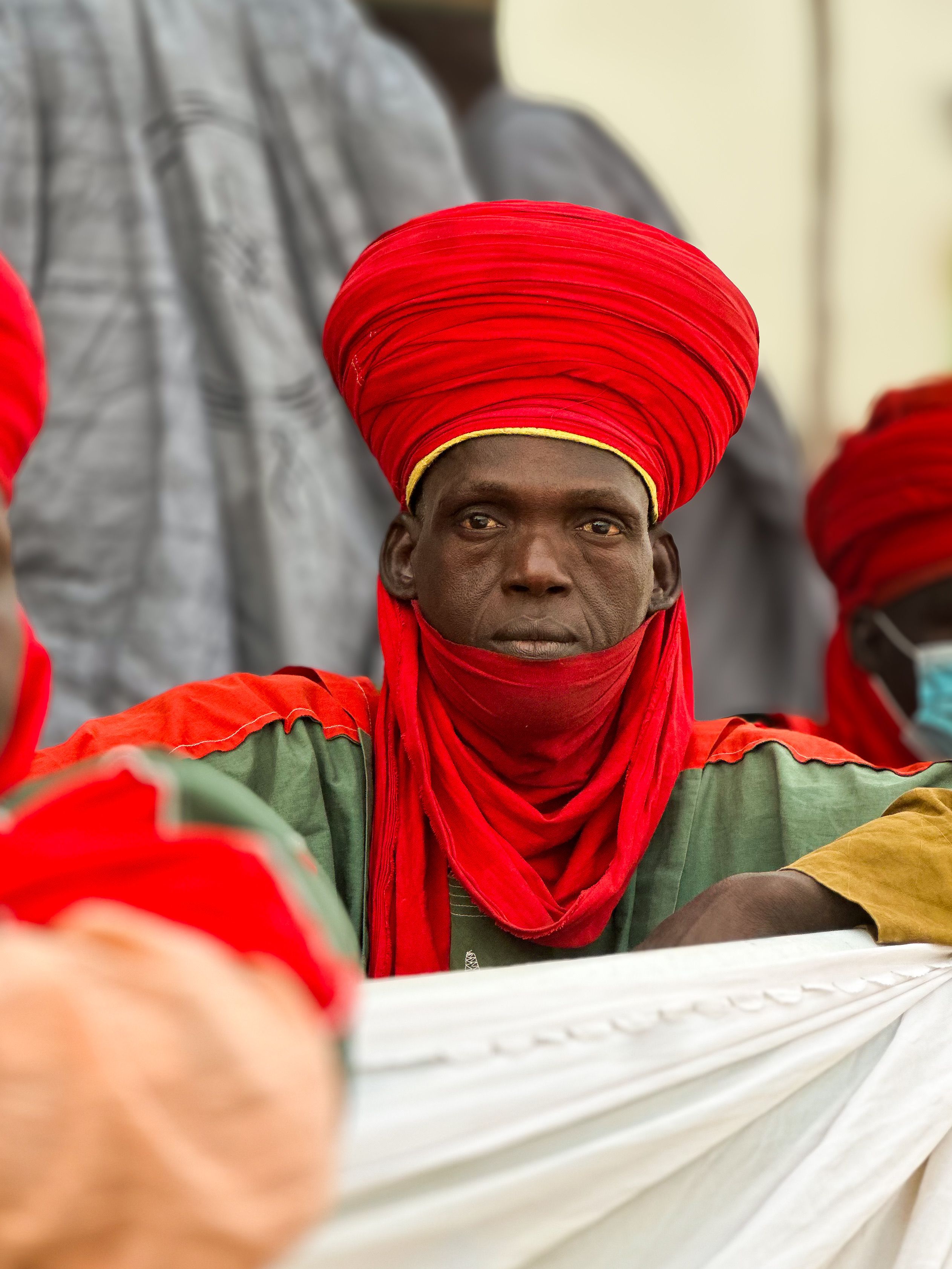 Colorful Portrait of Man in Traditional Attire · Free Stock Photo