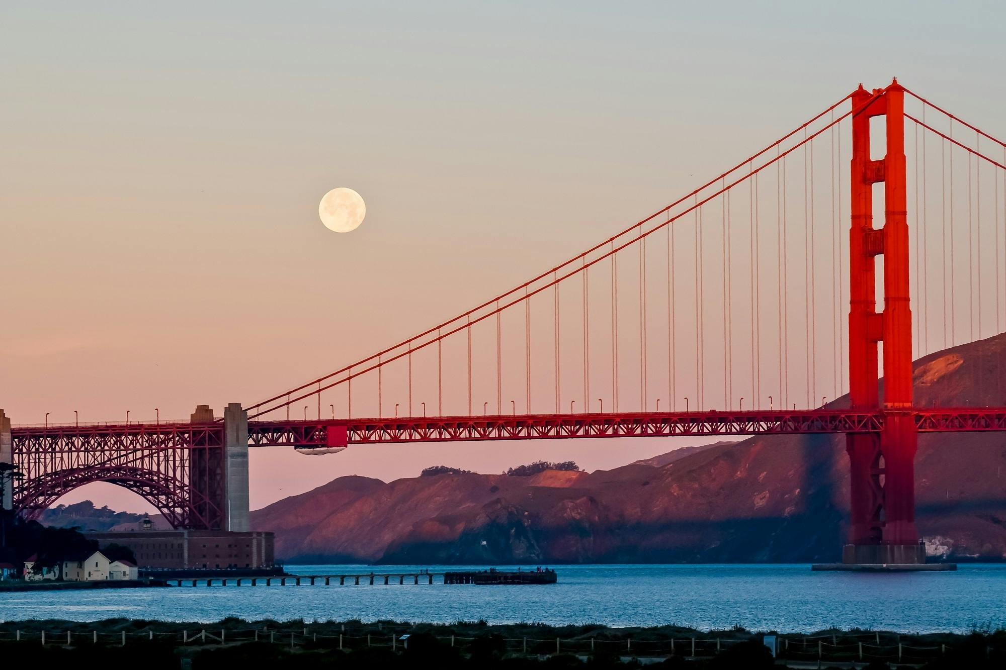 San Francisco Bridge Timelapsed 4K wallpaper download