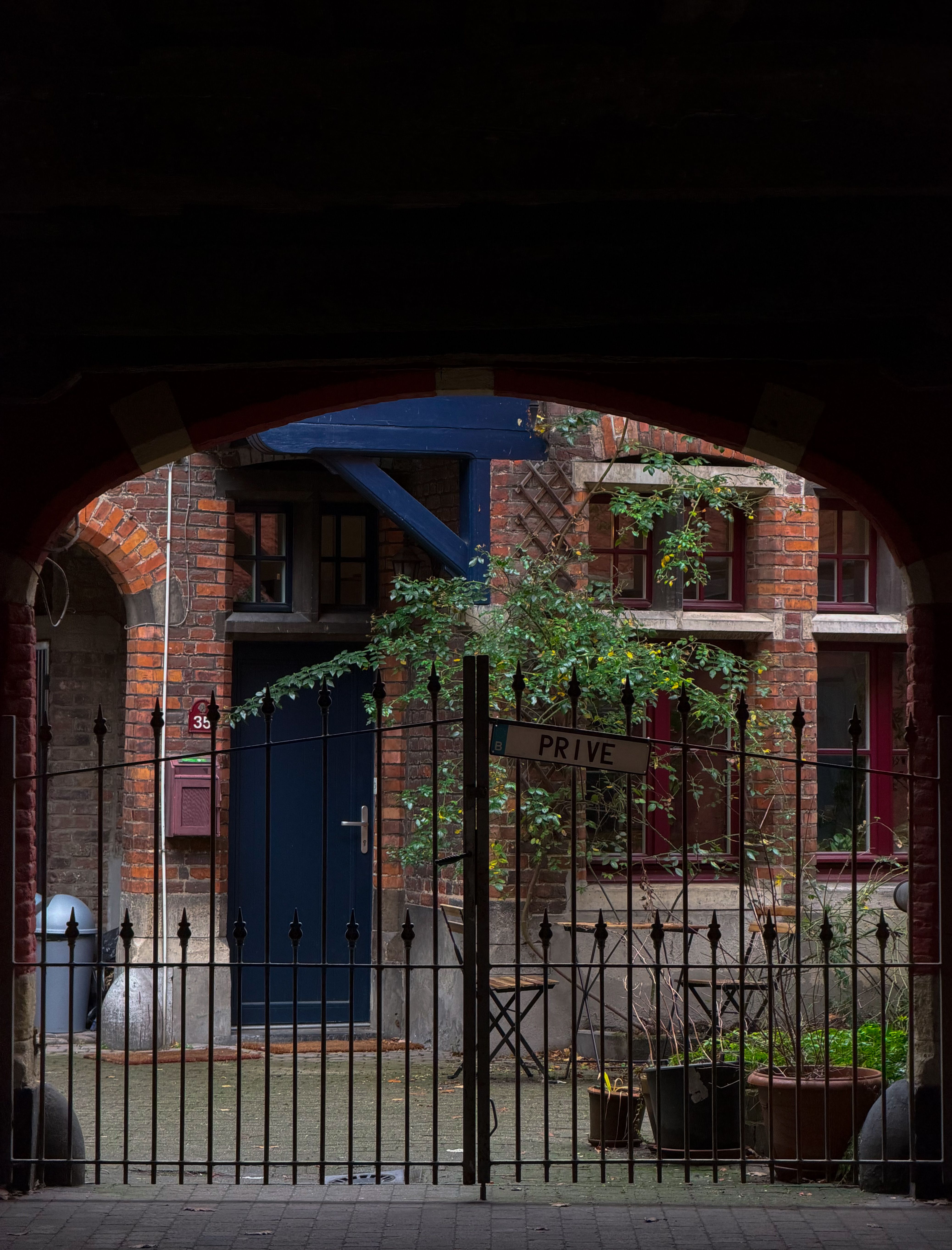 Almshouse Courtyard