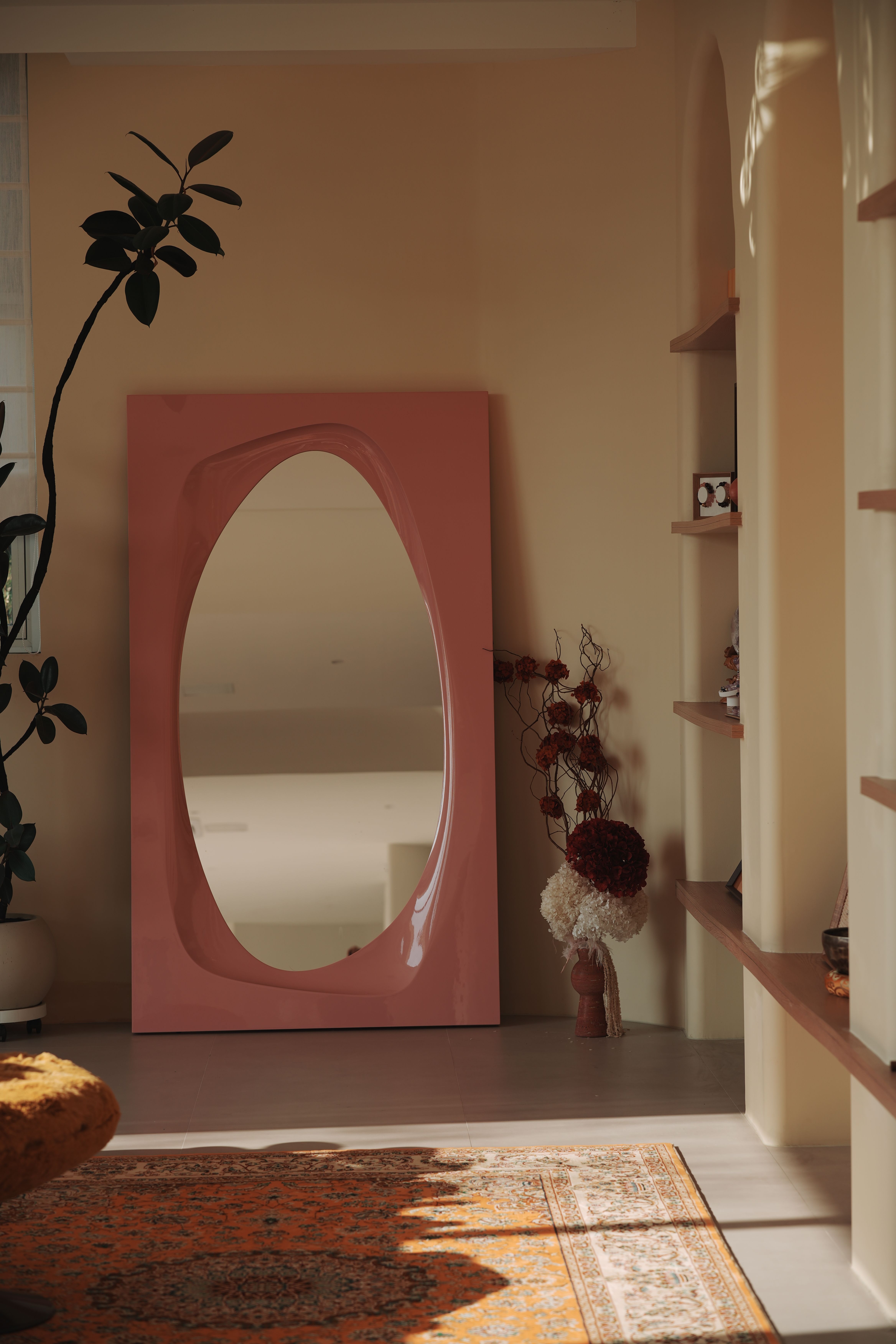 irregular mirrors as functional art