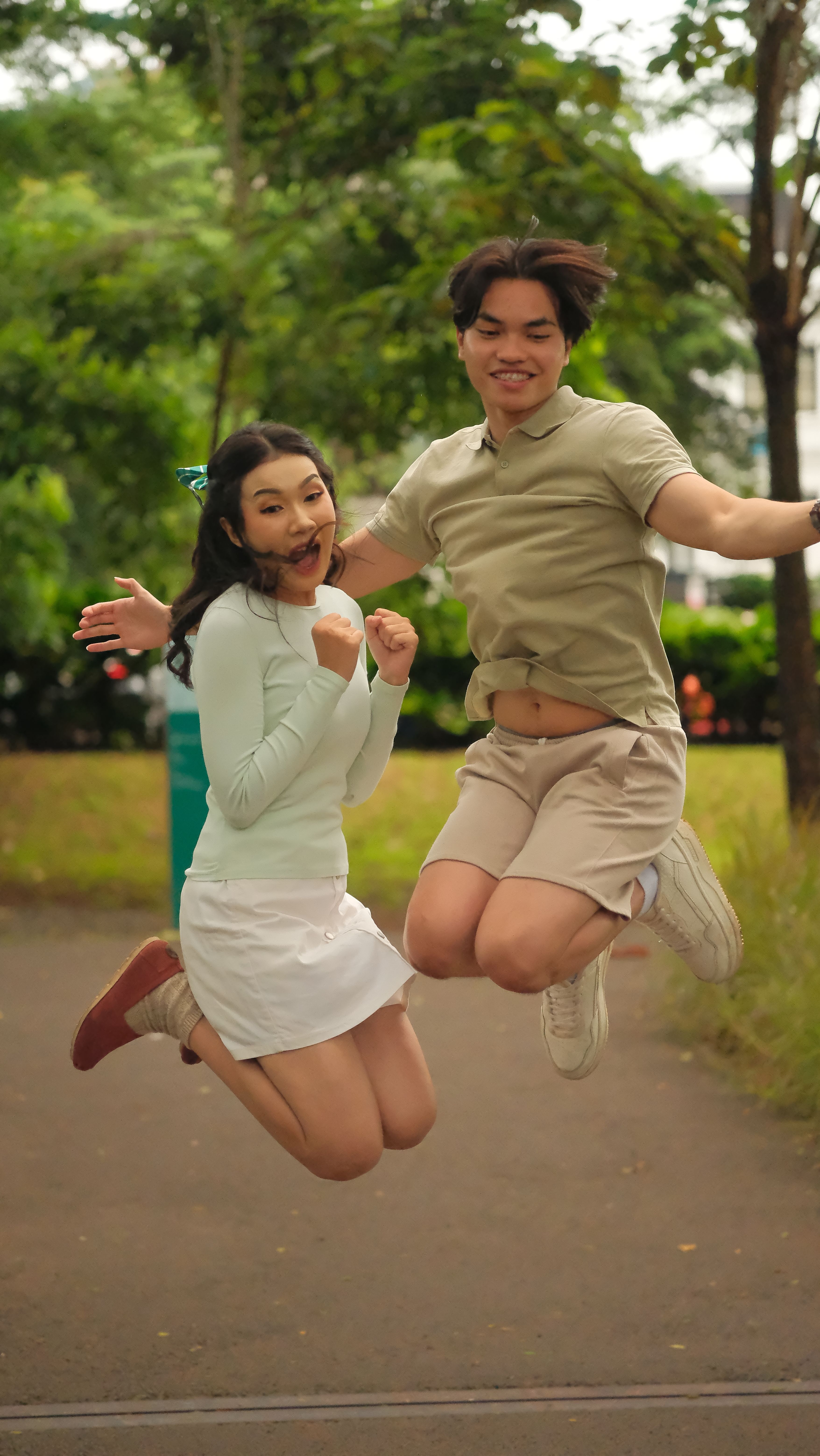 Joyful Jump in Jakarta Park
