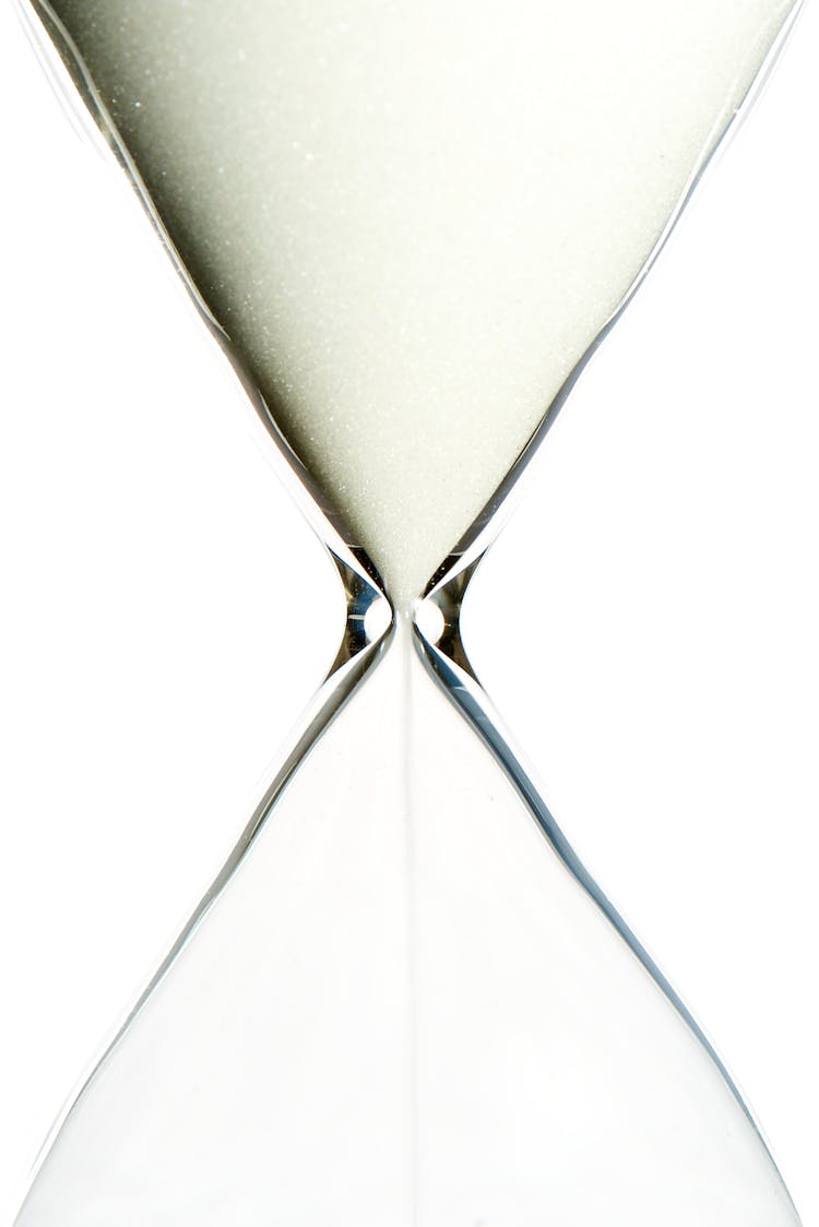 Clear Glass Hour Glass