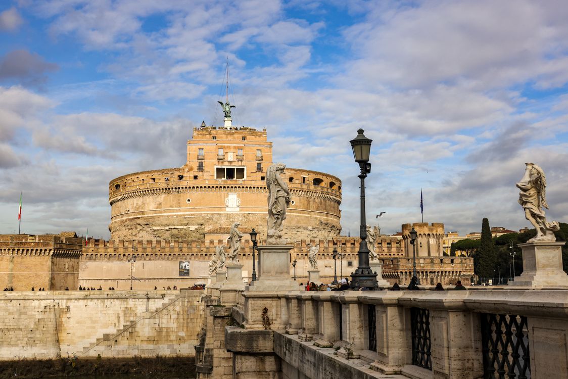 Stunning View Of Castel Sant Angelo In Rome Free Stock Photo stunning-view-of-castel-sant-angelo-in-rome-free-stock-photo