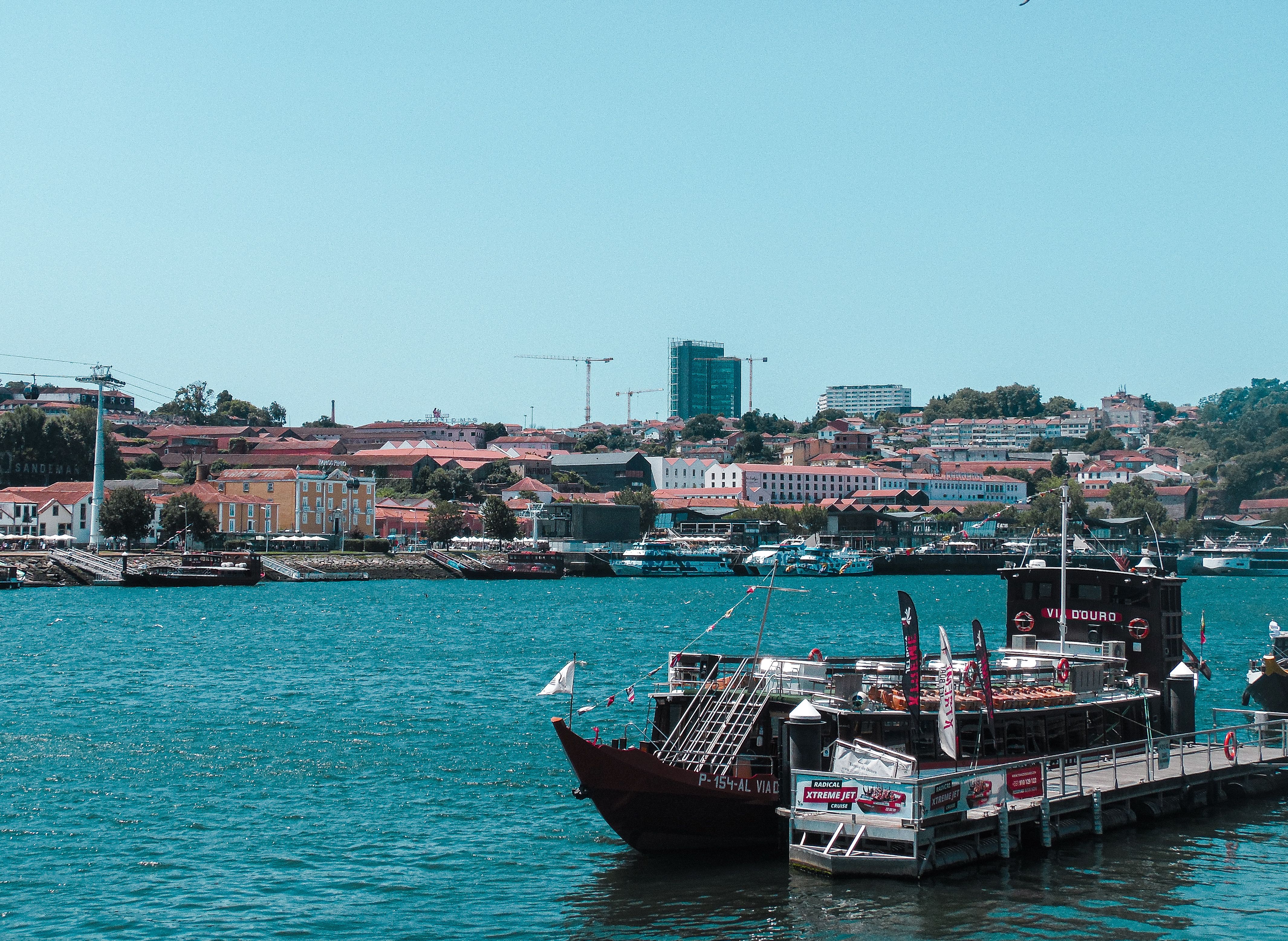 Scenic View of Porto's Ribeira District and Douro River · Free Stock Photo