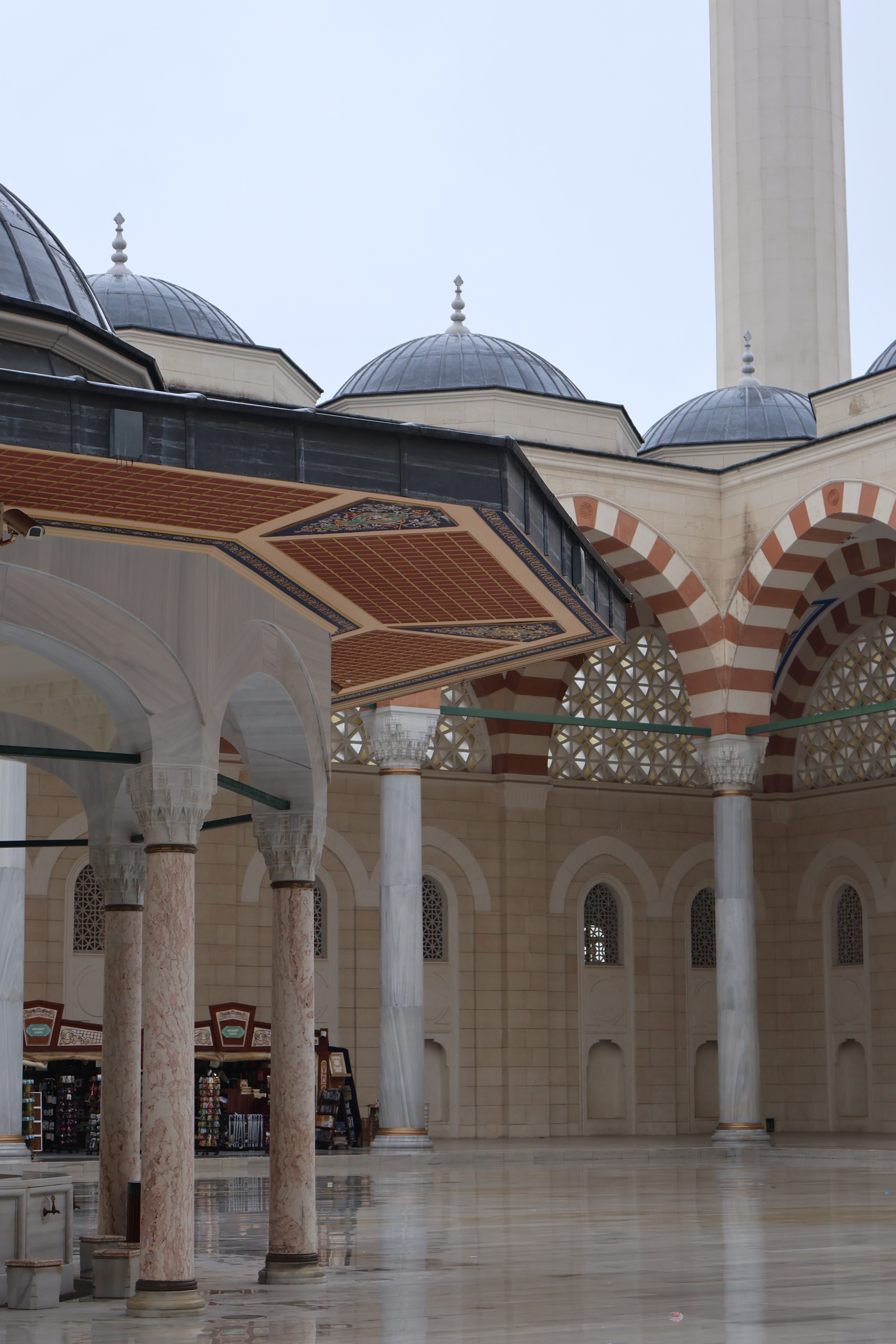 Beautiful Ottoman-inspired Mosque Columns and Domes · Free Stock Photo