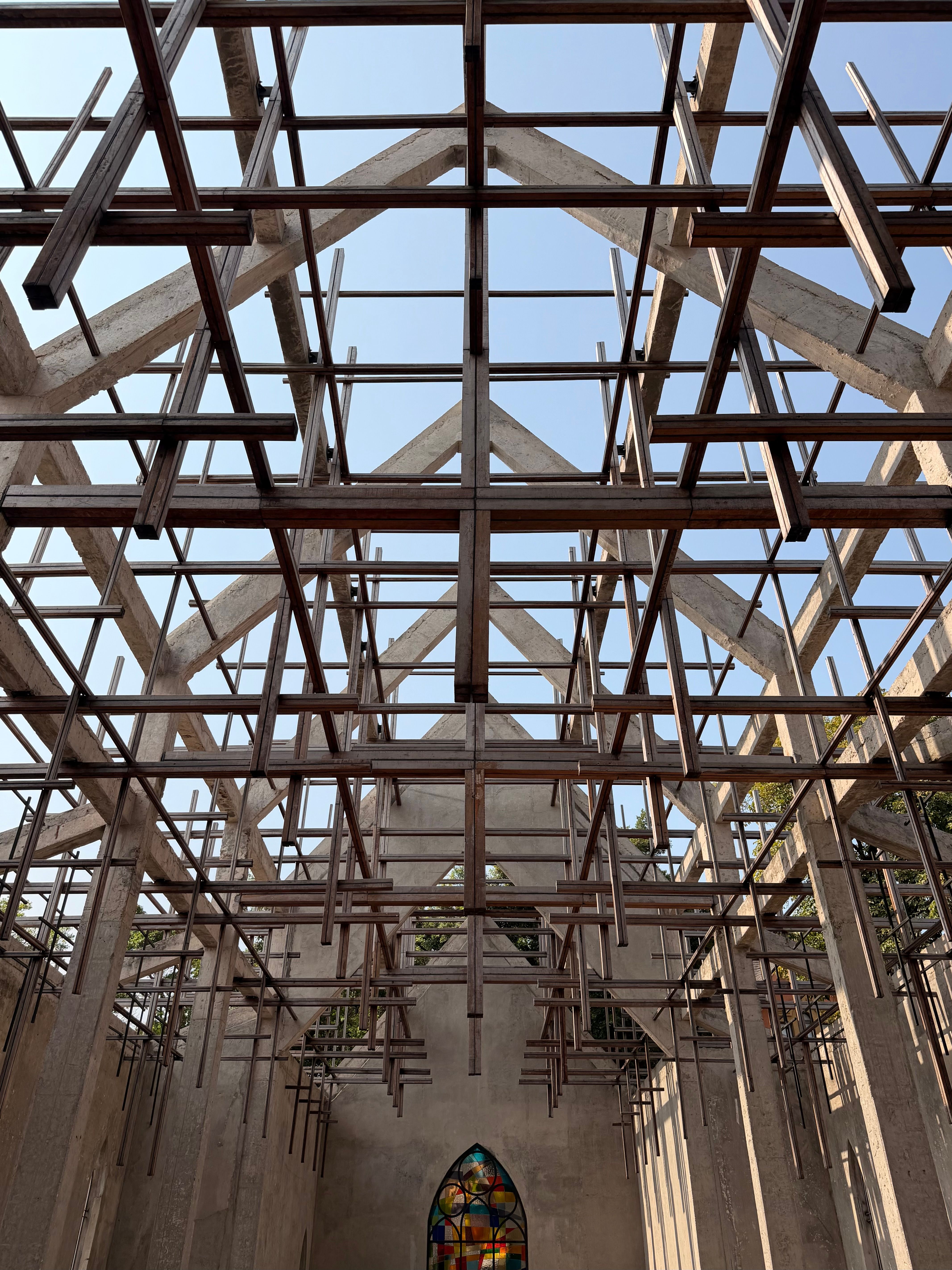 Structural Framework of Unfinished Building · Free Stock Photo
