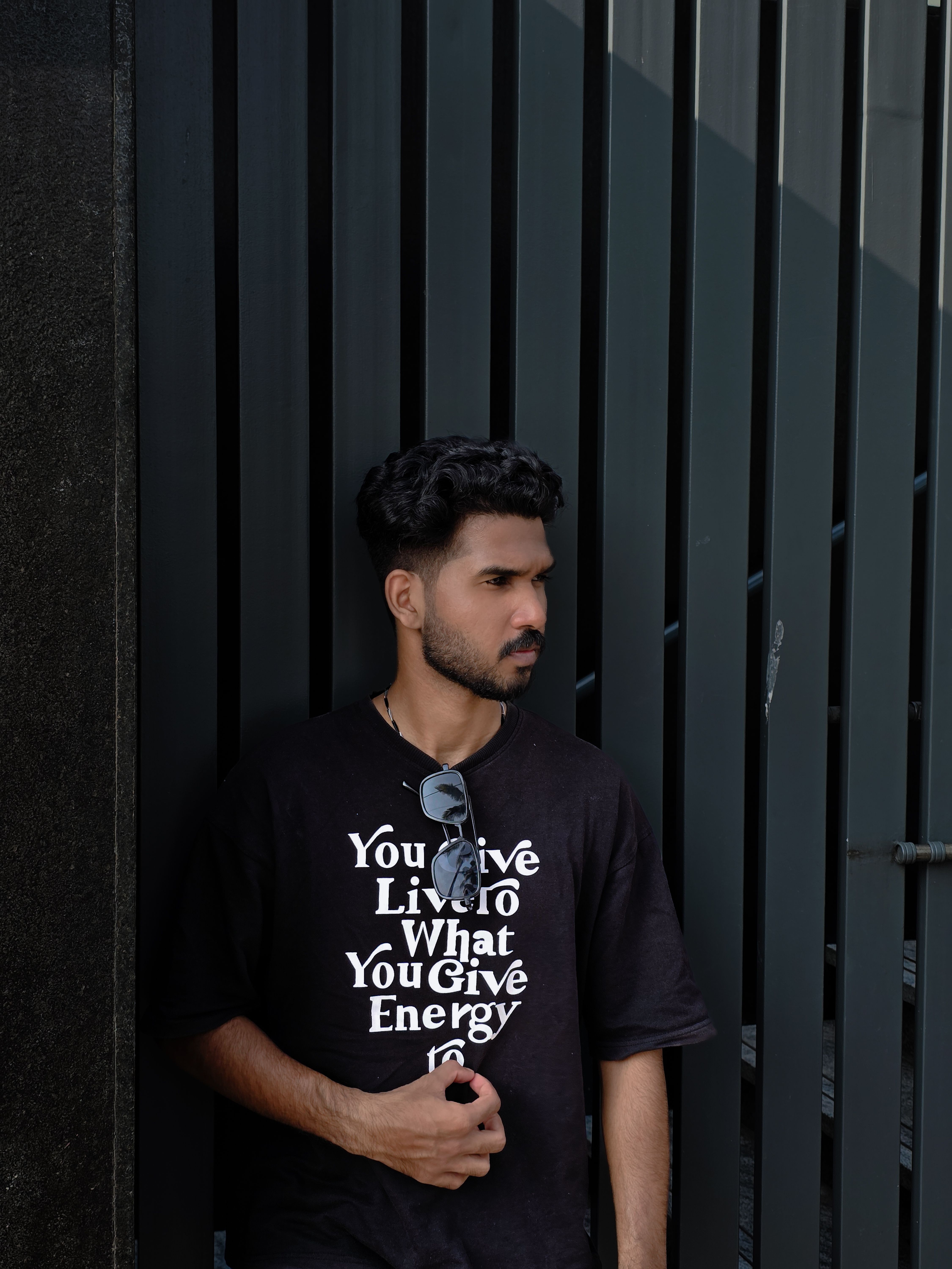 Camiseta Preta Estampada