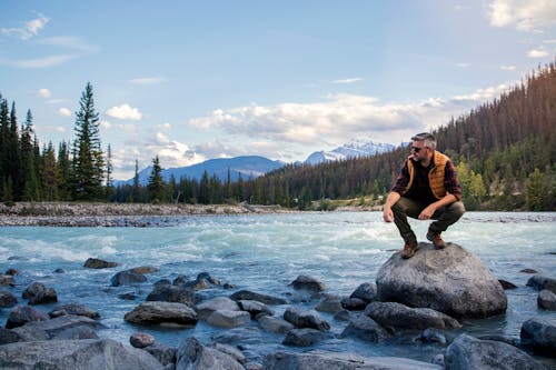 Free stock photo of adventurer, alberta, bow river