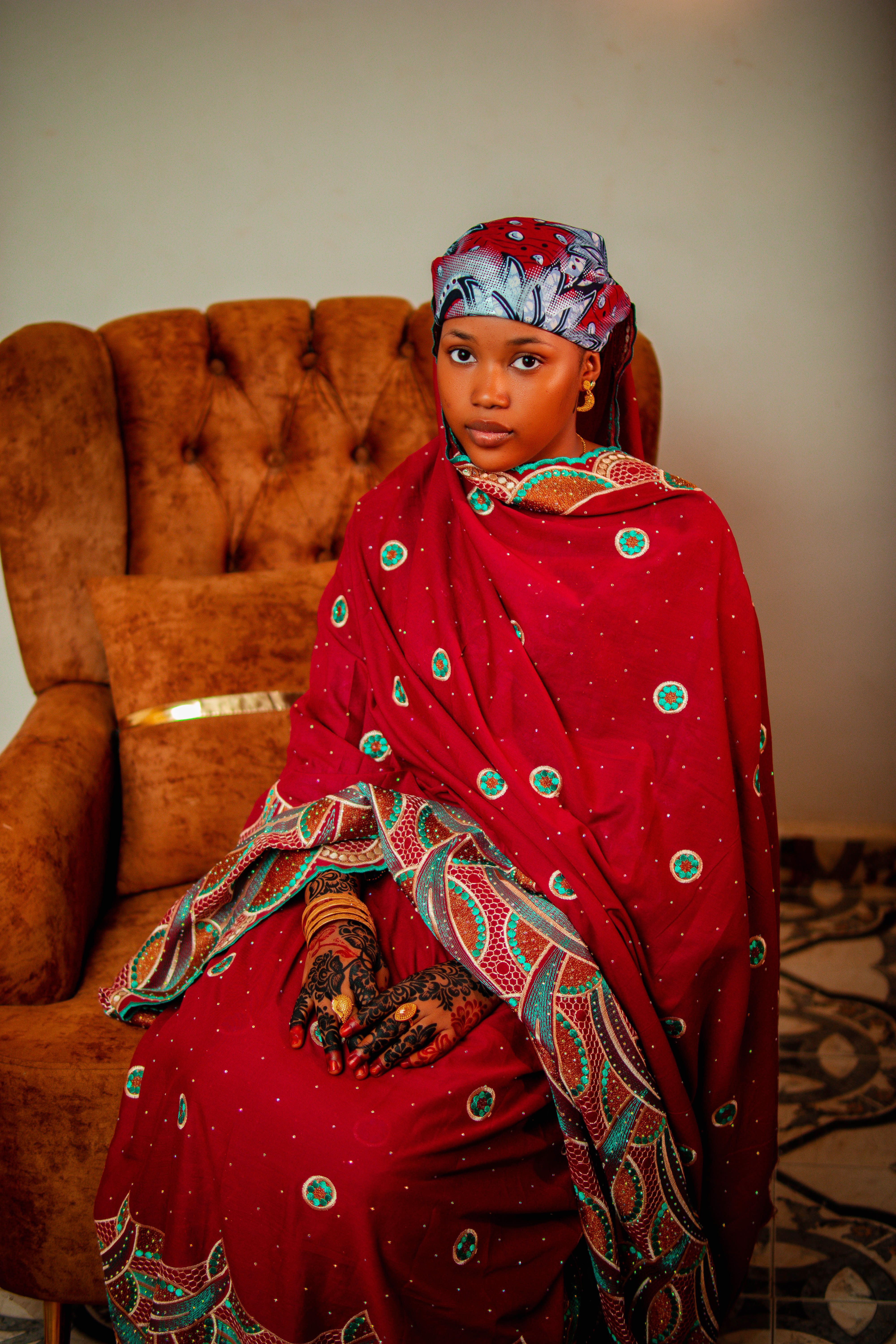 Portrait of a Woman in Traditional Attire · Free Stock Photo