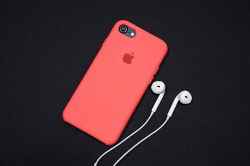 Gratis stockfoto met appel, earphone, iphone