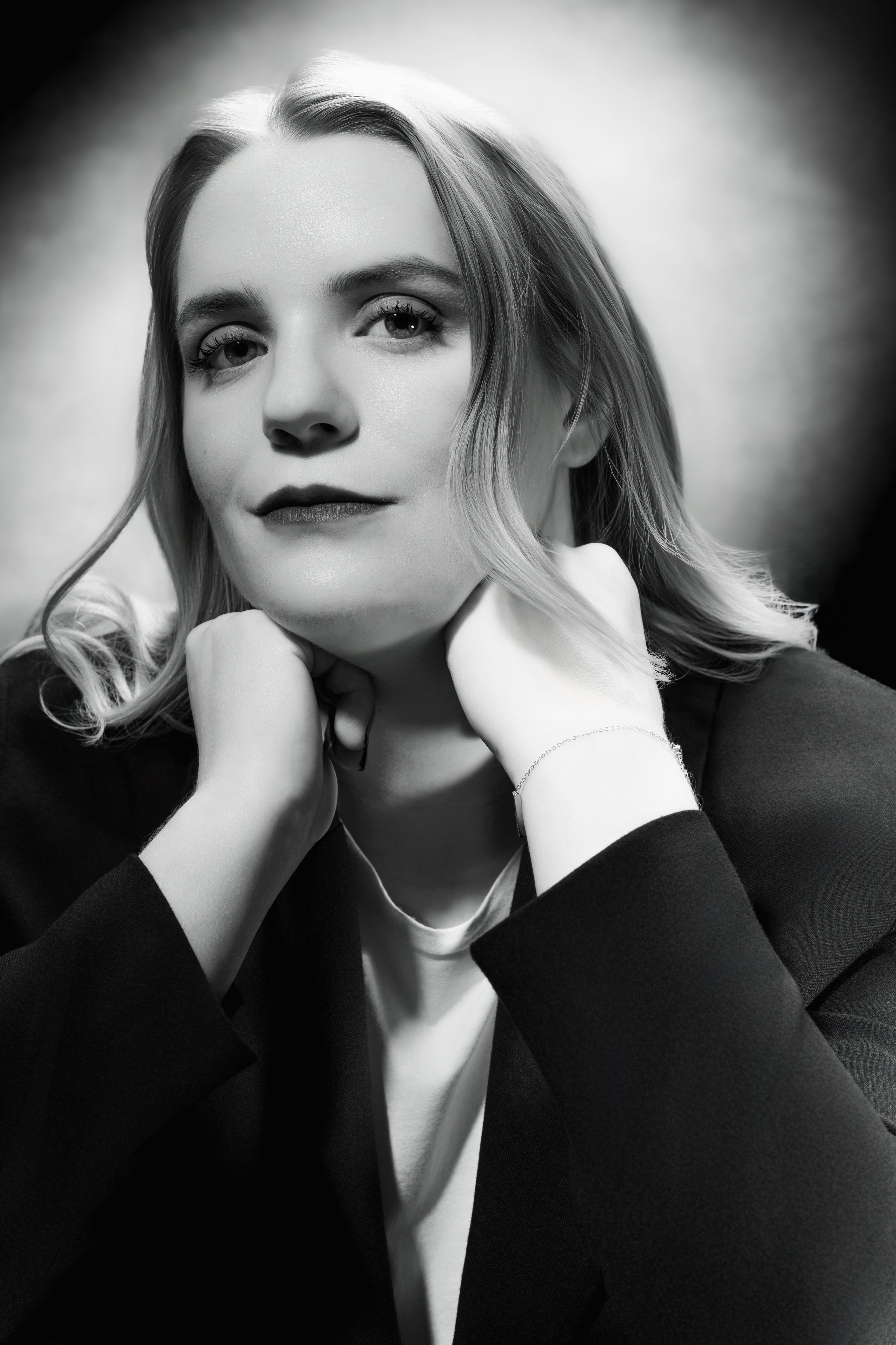 Elegant Black and White Portrait of a Woman · Free Stock Photo