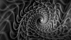 Spiral Design On Cloth