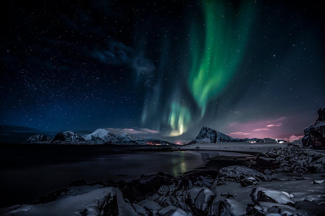 Scenic Photo Of Aurora During Evening