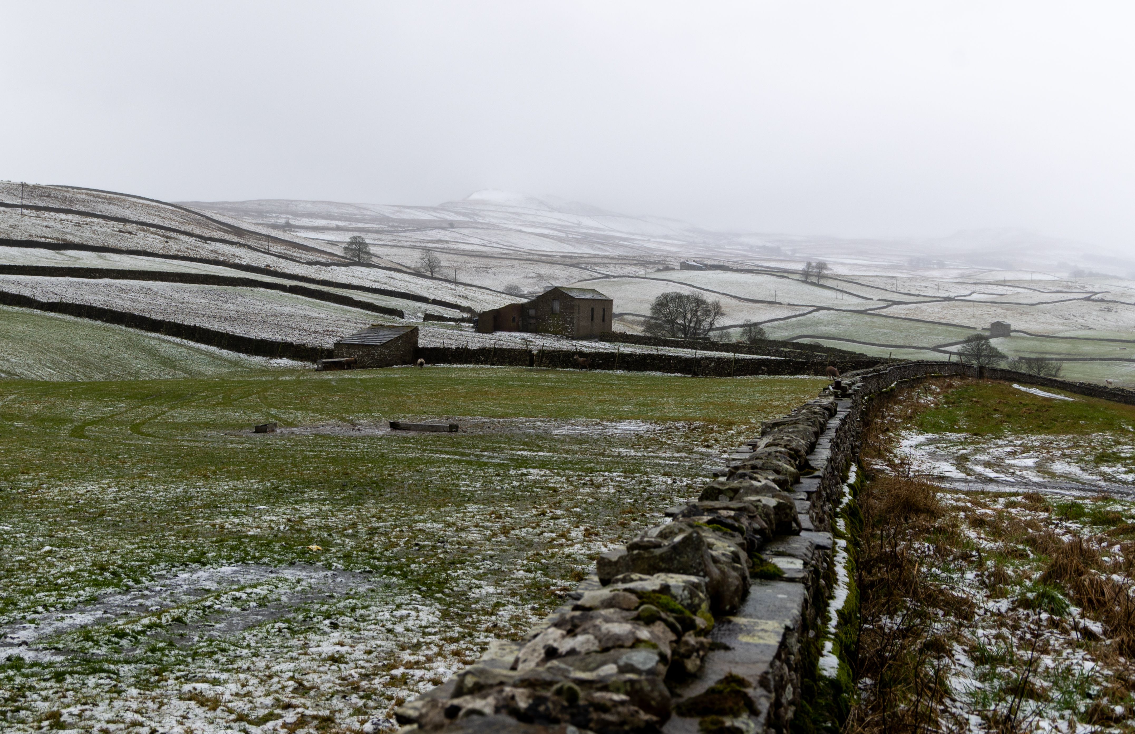Winter Landscape in the Yorkshire Dales · Free Stock Photo