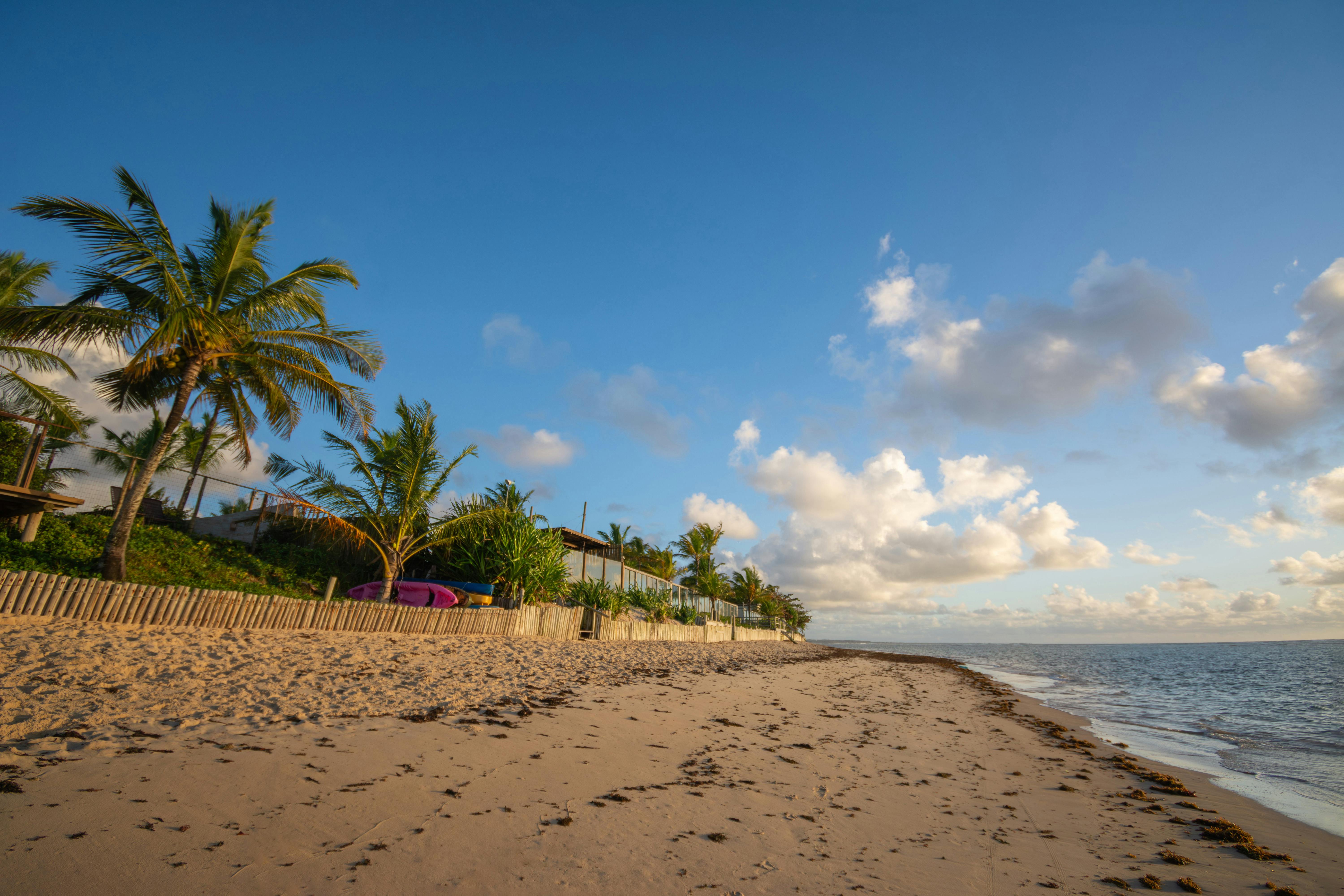scenic safe travel destination beach