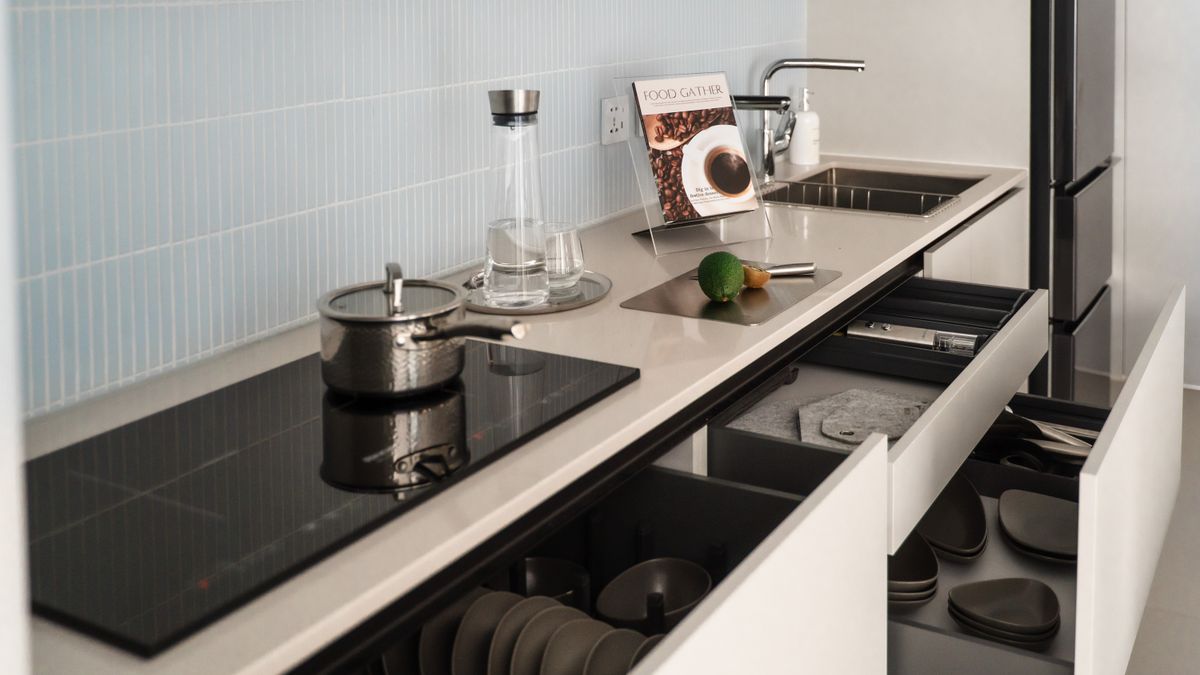 Idées de rangement cuisine astucieuses - illustration