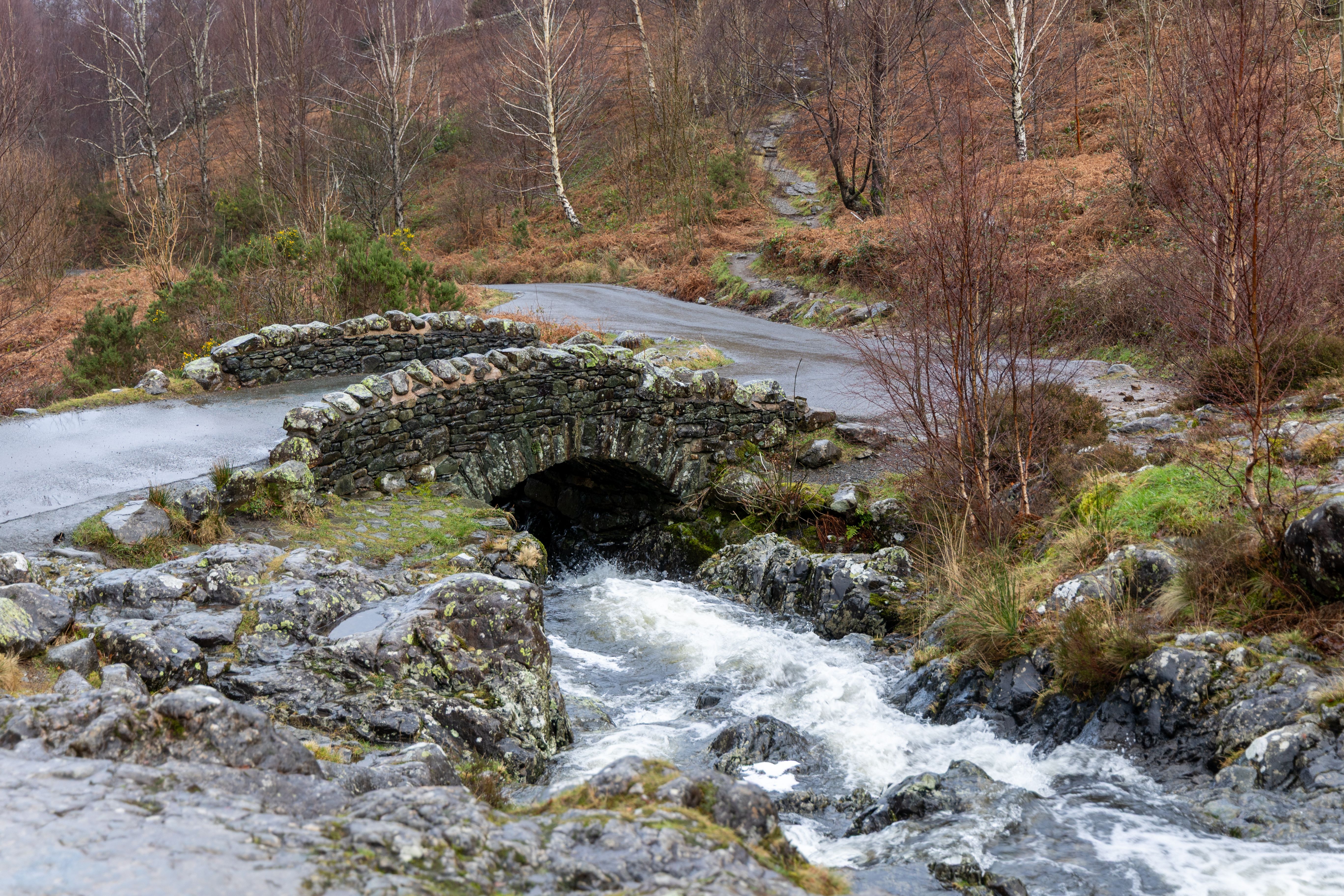 Charming Stone Bridge Over Flowing Stream in England · Free Stock Photo