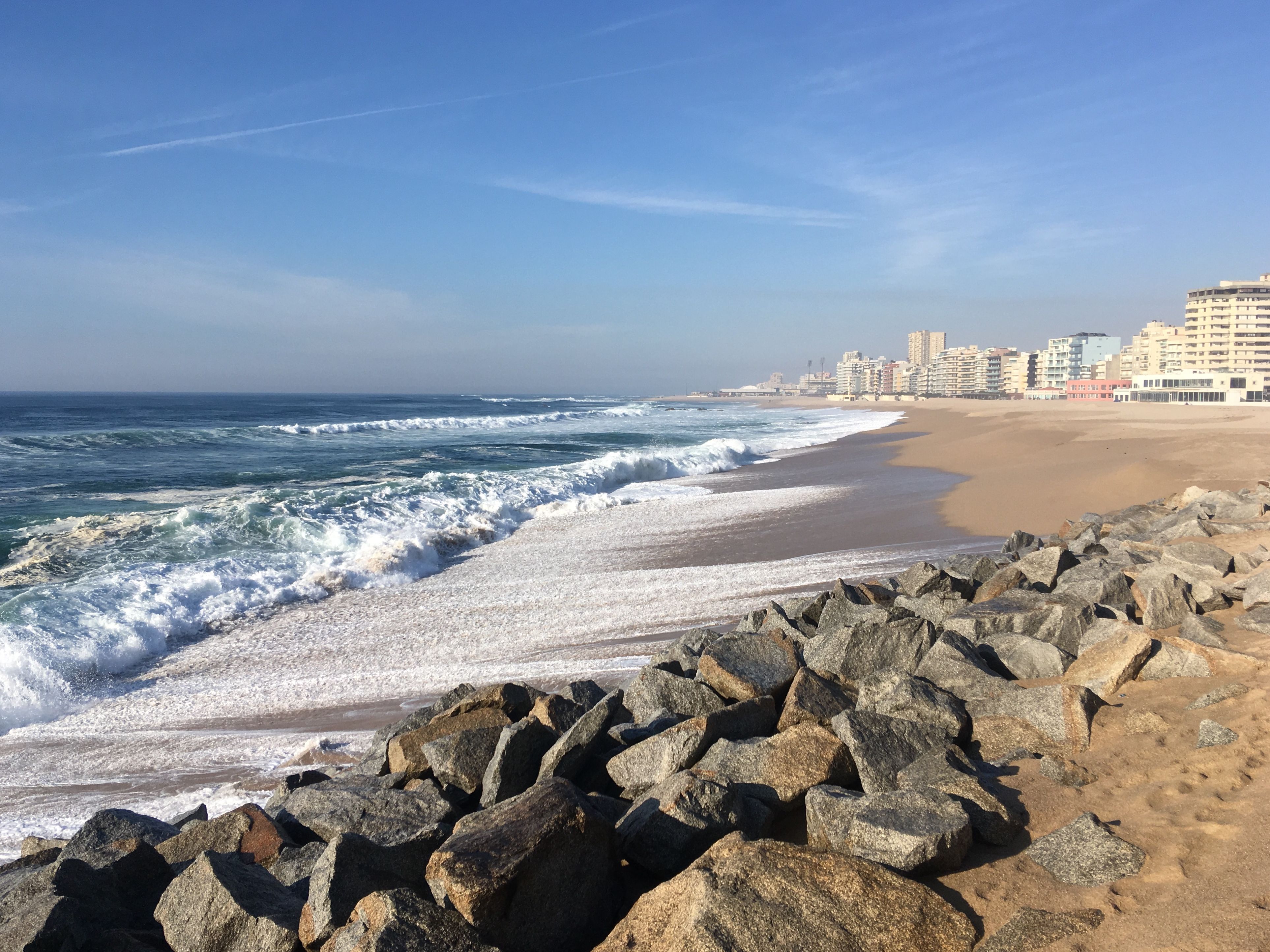Quatre plages d'Espinho où la baignade est déconseillée