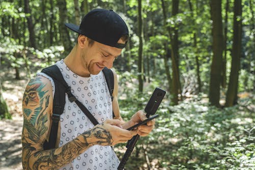 Fotobanka s bezplatnými fotkami na tému 360 fotoaparát, akčná kamera, batoh