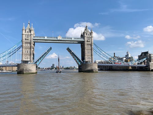 gemi, İngiltere, Kule Köprüsü içeren Ücretsiz stok fotoğraf