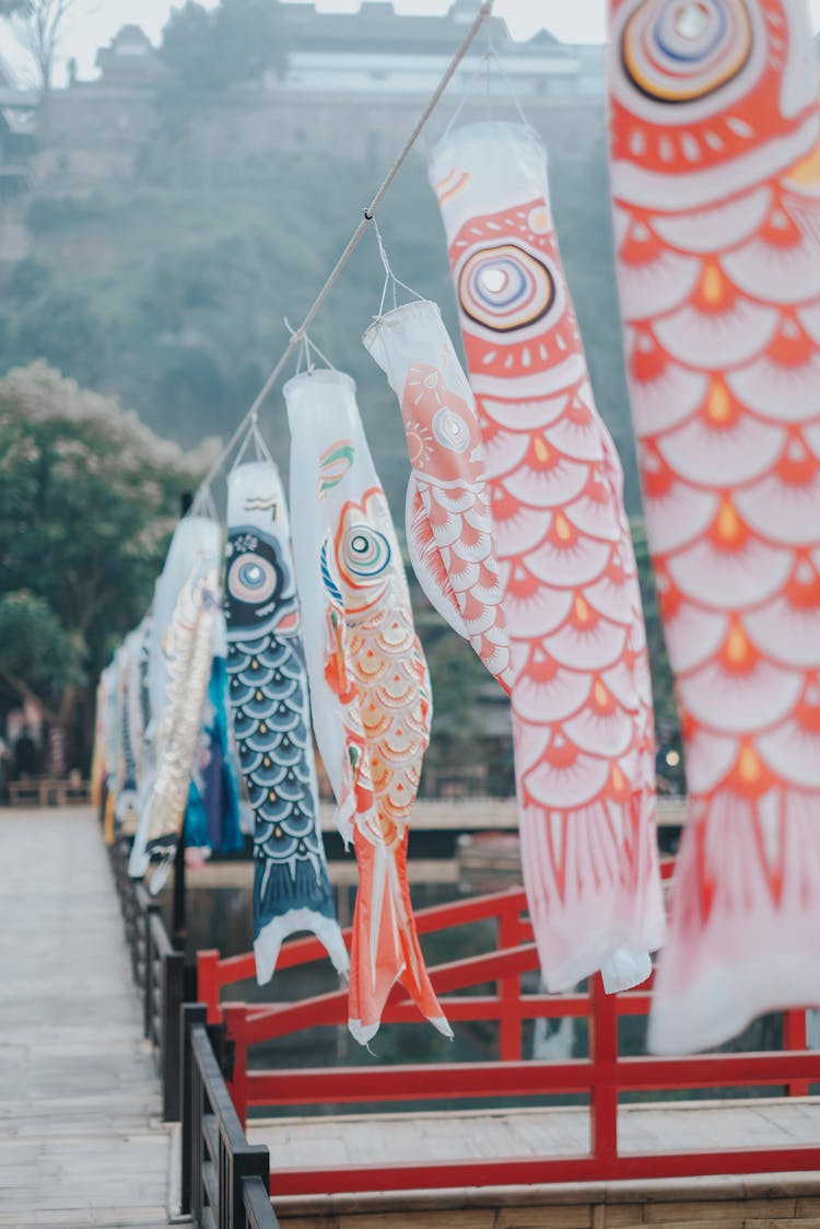 Assorted-colorful Fish Lanterns