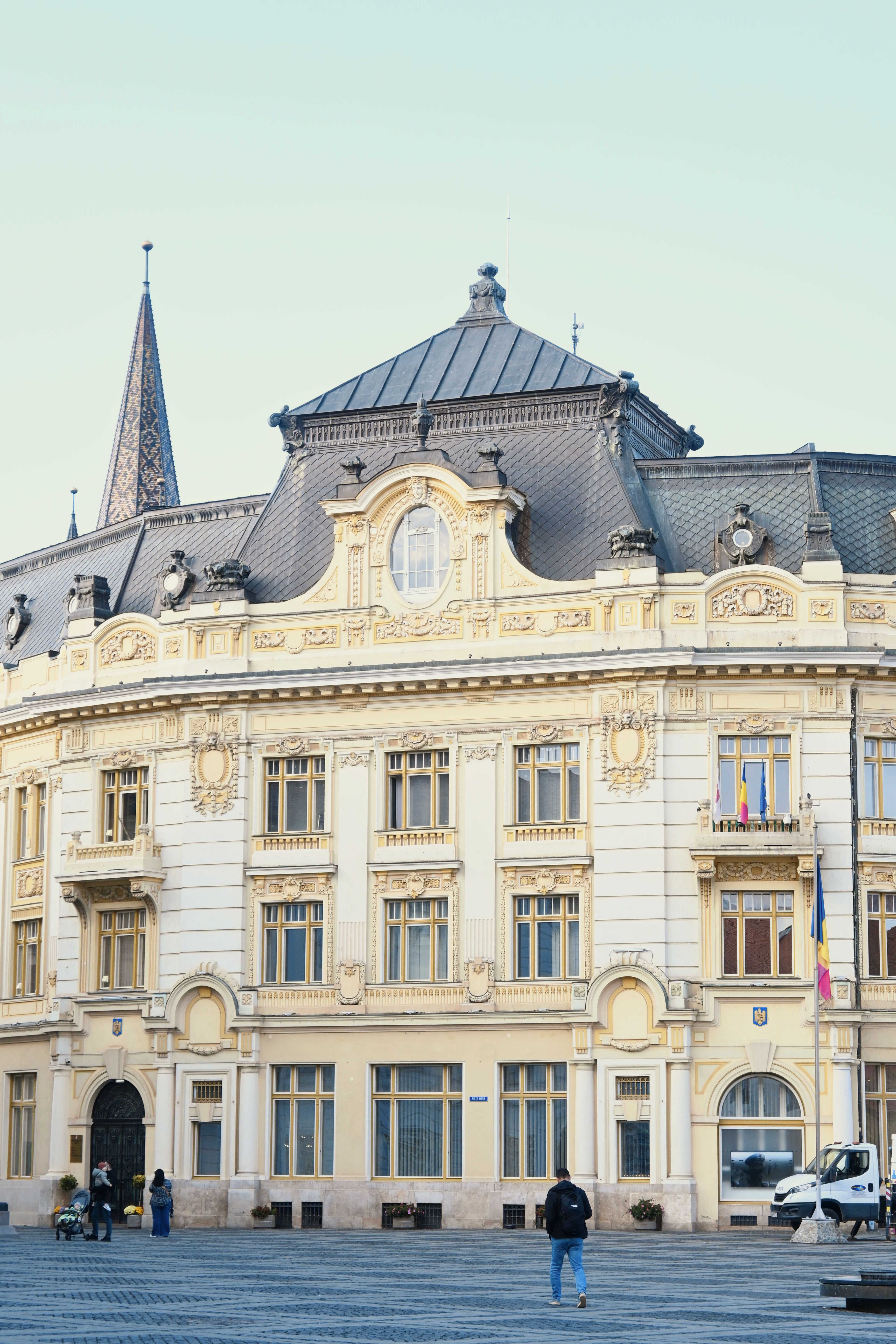 Elegant European Architecture in Urban Setting · Free Stock Photo