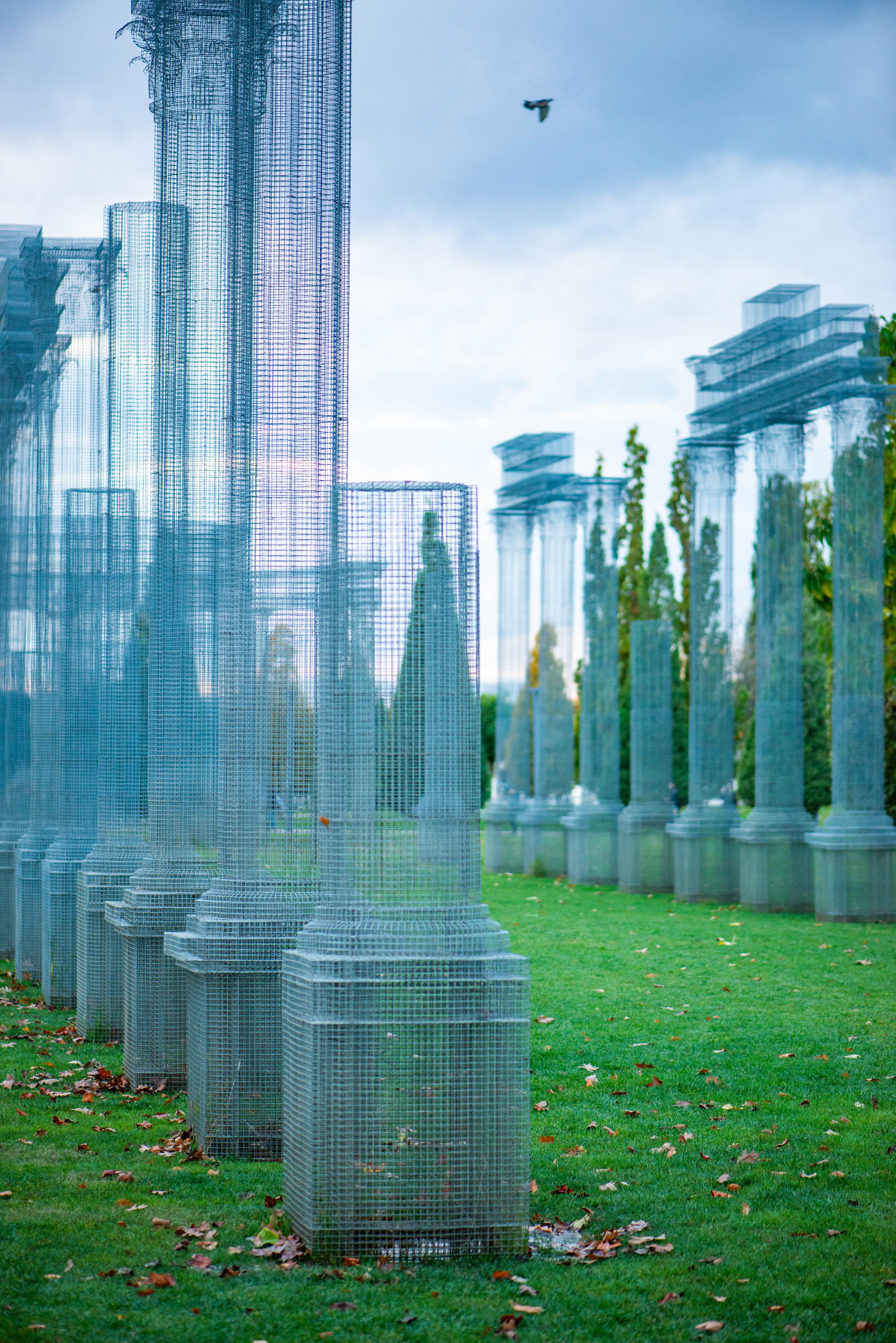 Abstract Art Installations in Urban Park Setting · Free Stock Photo
