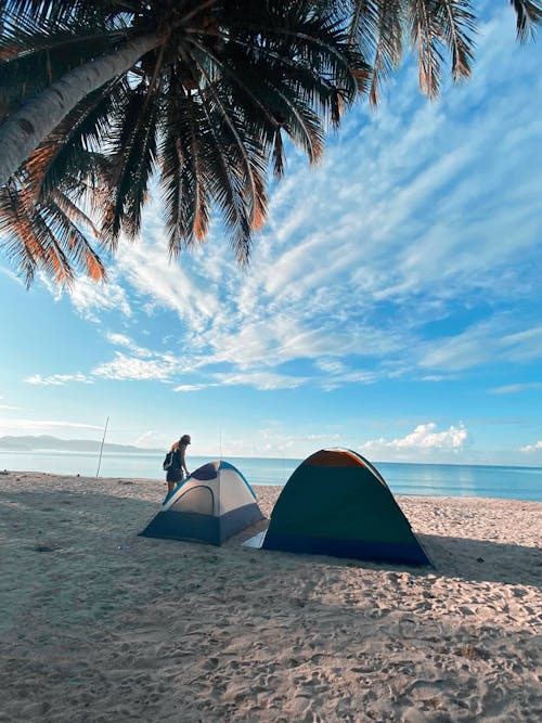 Free stock photo of beach, camp, philippines
