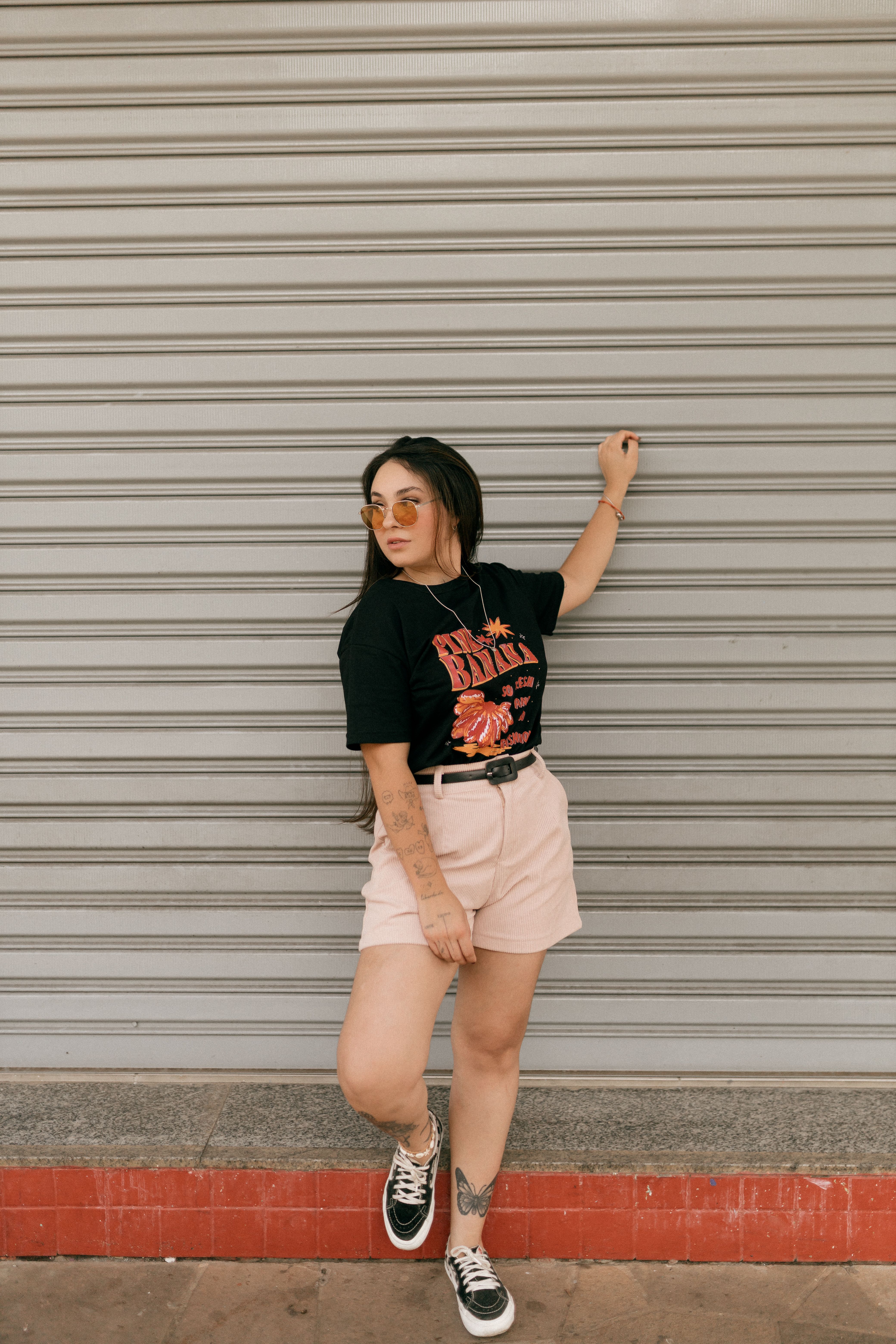 Camiseta Preta Estampada