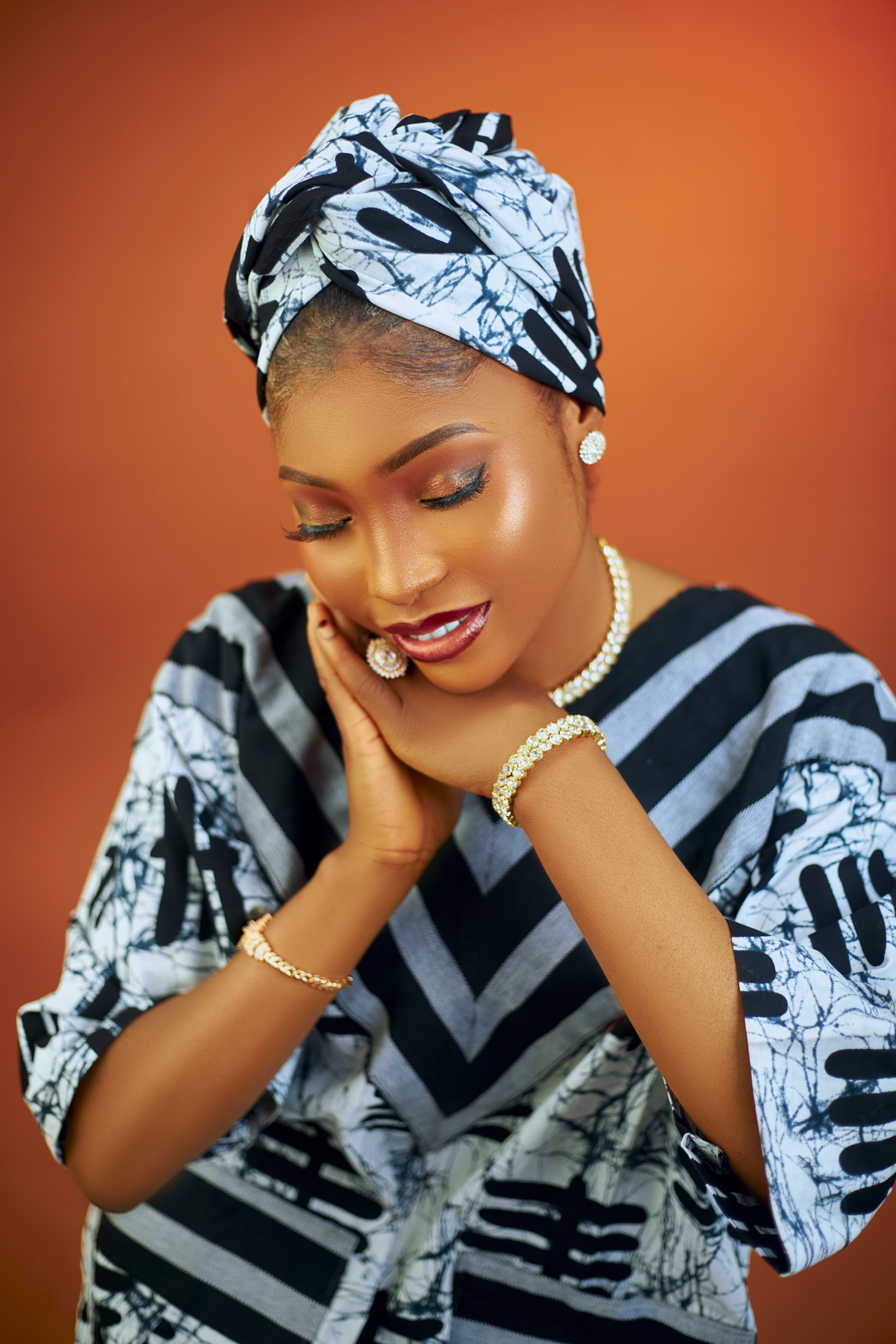 Elegant Portrait of Woman in Traditional Attire · Free Stock Photo