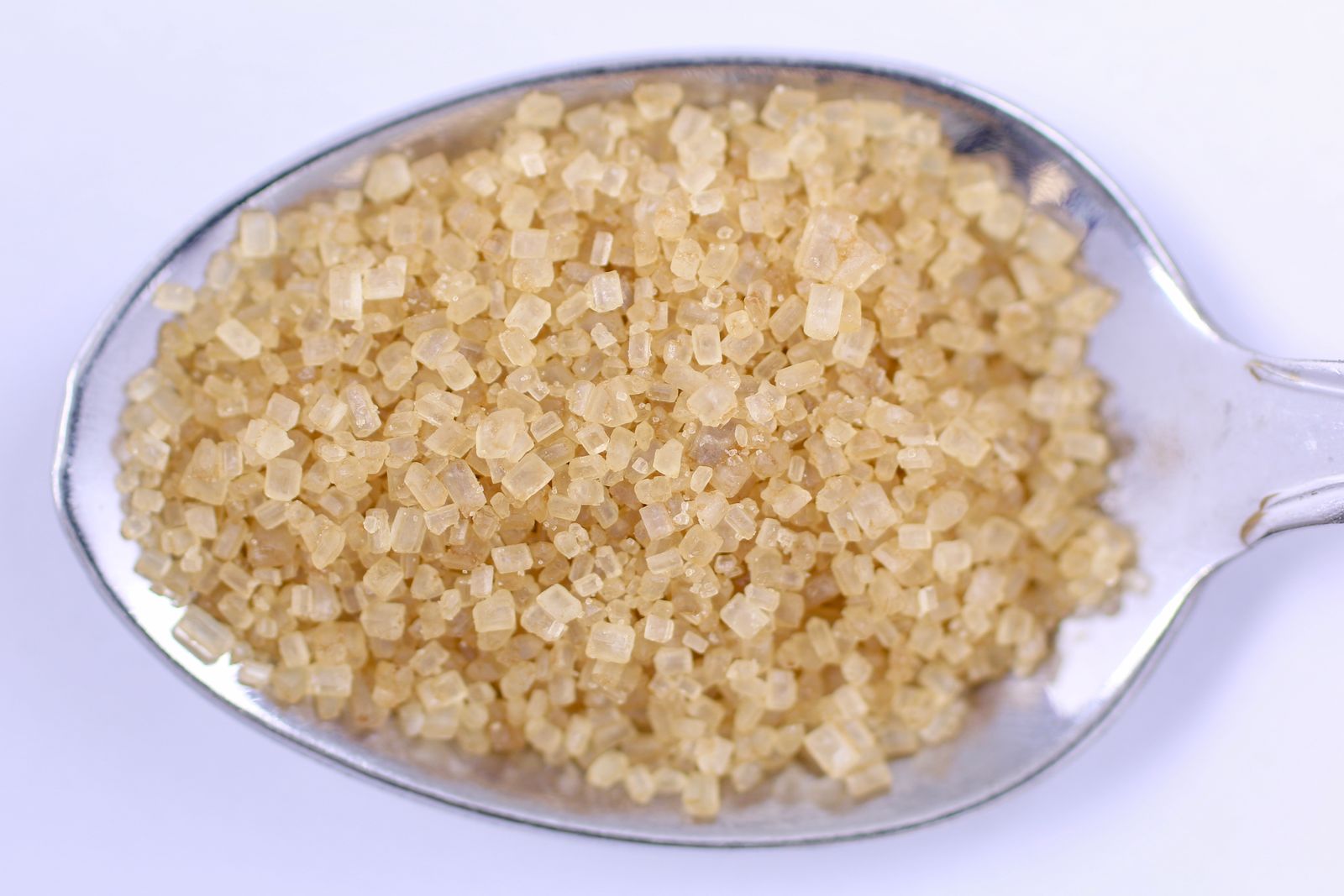 Golden sugar crystals