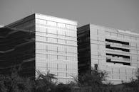Monochrome Modern Office Buildings Bengaluru
