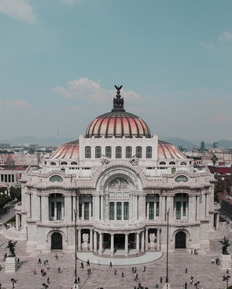 White And Red Historical Building