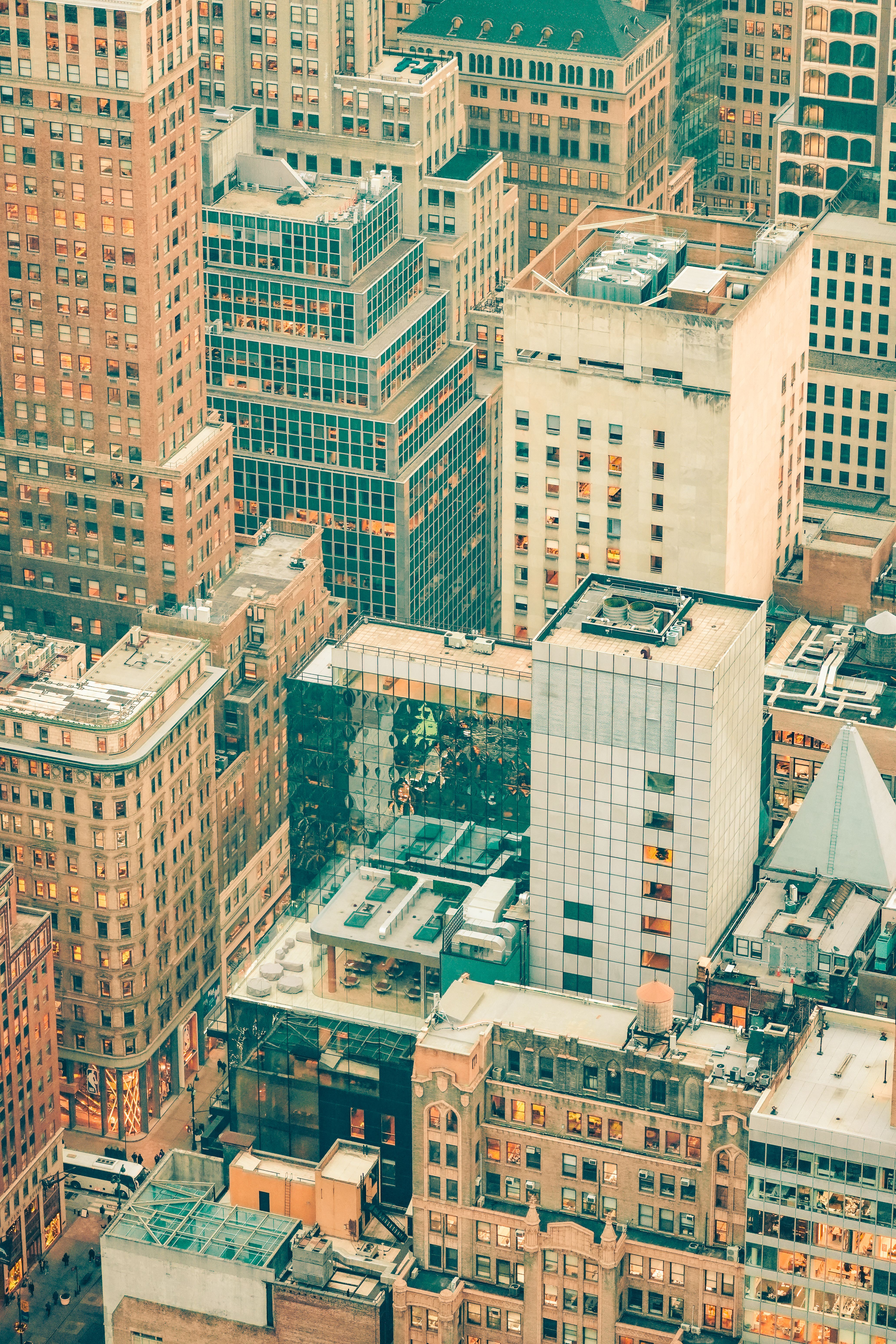 Aerial View of New York City Skyscrapers · Free Stock Photo