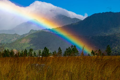 山, 巴哈雷克, 彩虹 的 免費圖庫相片