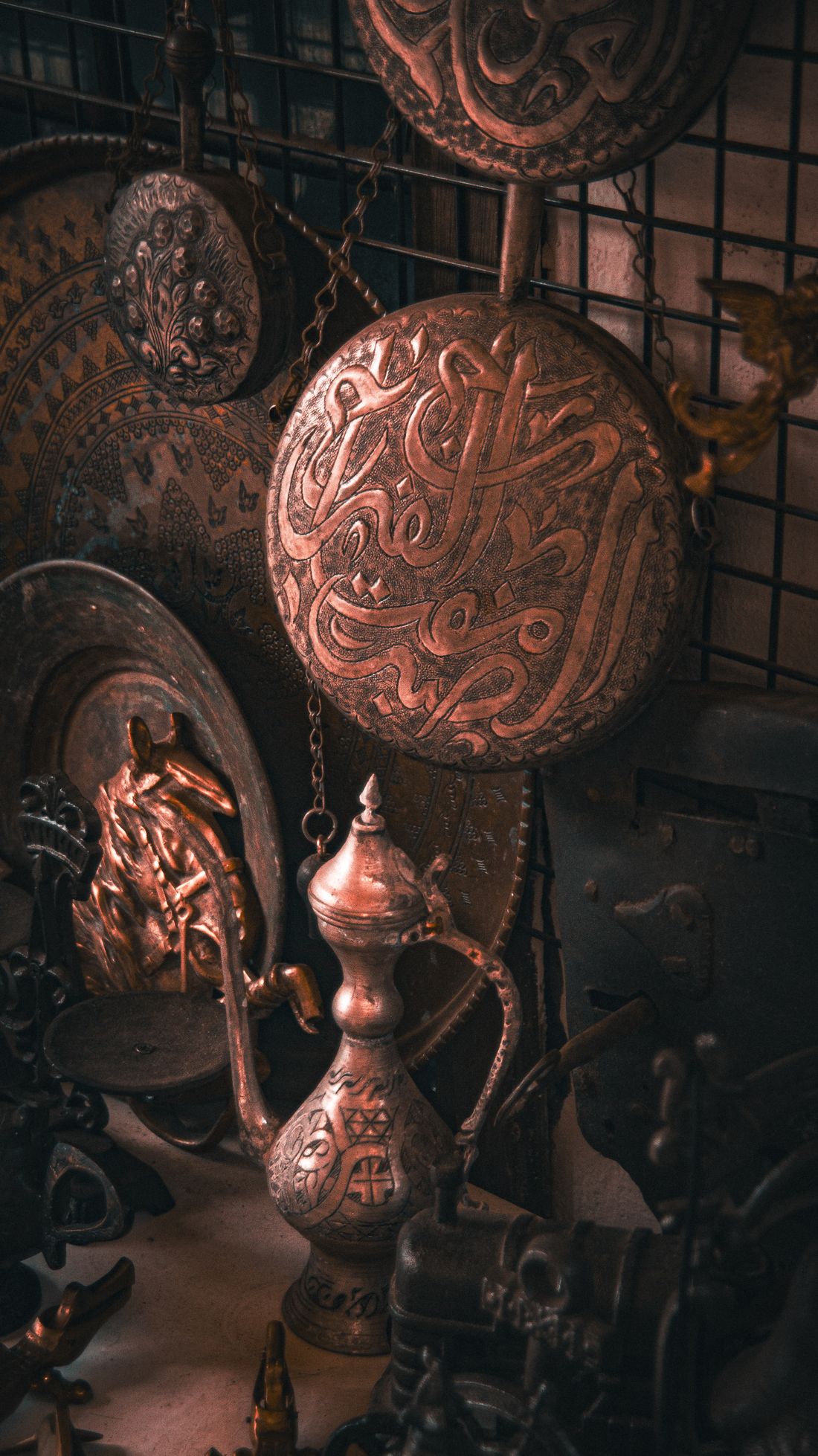 Indian metal handicraft and brass craftsmanship