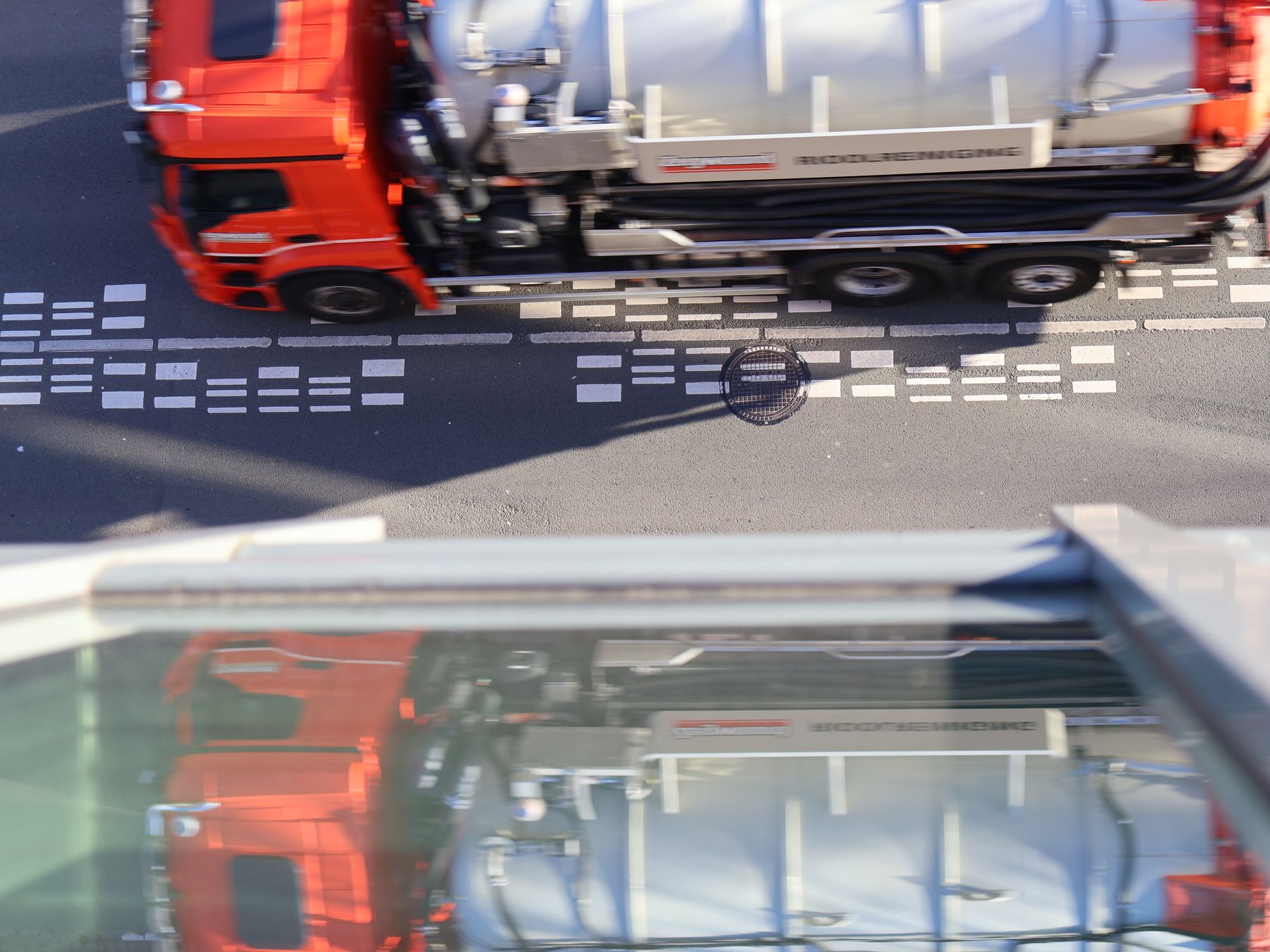 London to Oldham — removal van on the motorway for a long-distance move