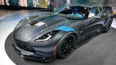 Black Chevrolet Corvette