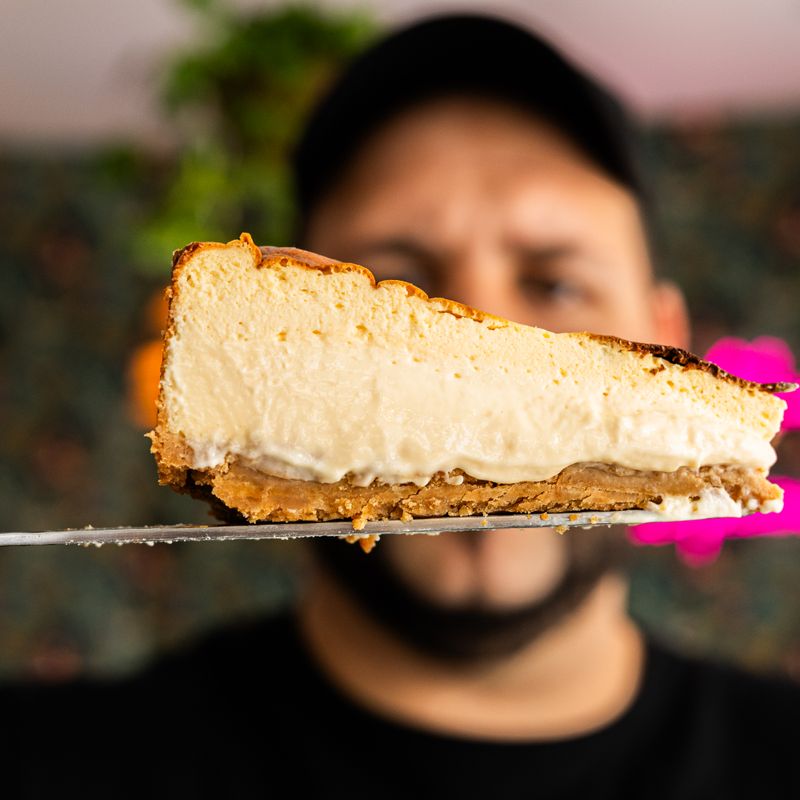 Instant Pot Vanilla Bean Cheesecake with Graham Crust