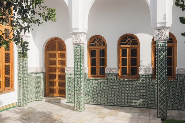 Tetouan artisan craft school zellige embroidery