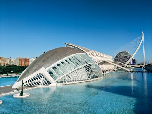 LHemisfèric in City of Arts and Sciences in Valencia, Spain