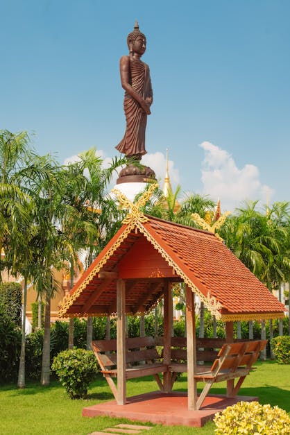 Free stock photo of biddha image standing, outdoors, religion