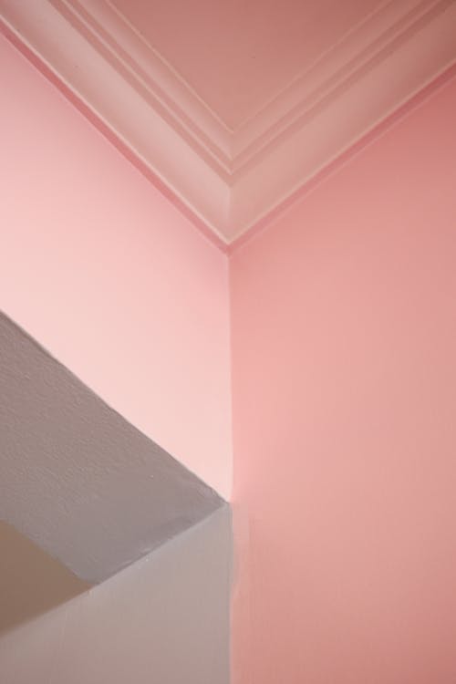 Roze Muur Met Roze Plafond