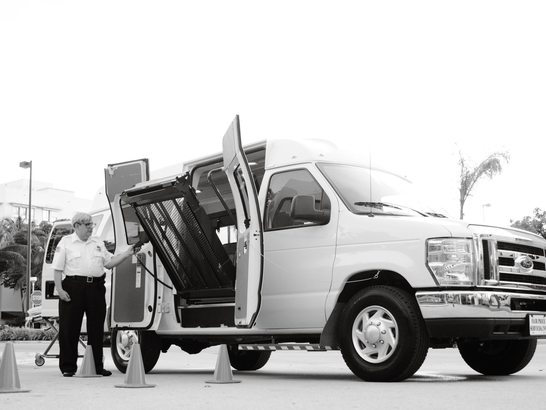 Burwell — man and van team loading a removal van