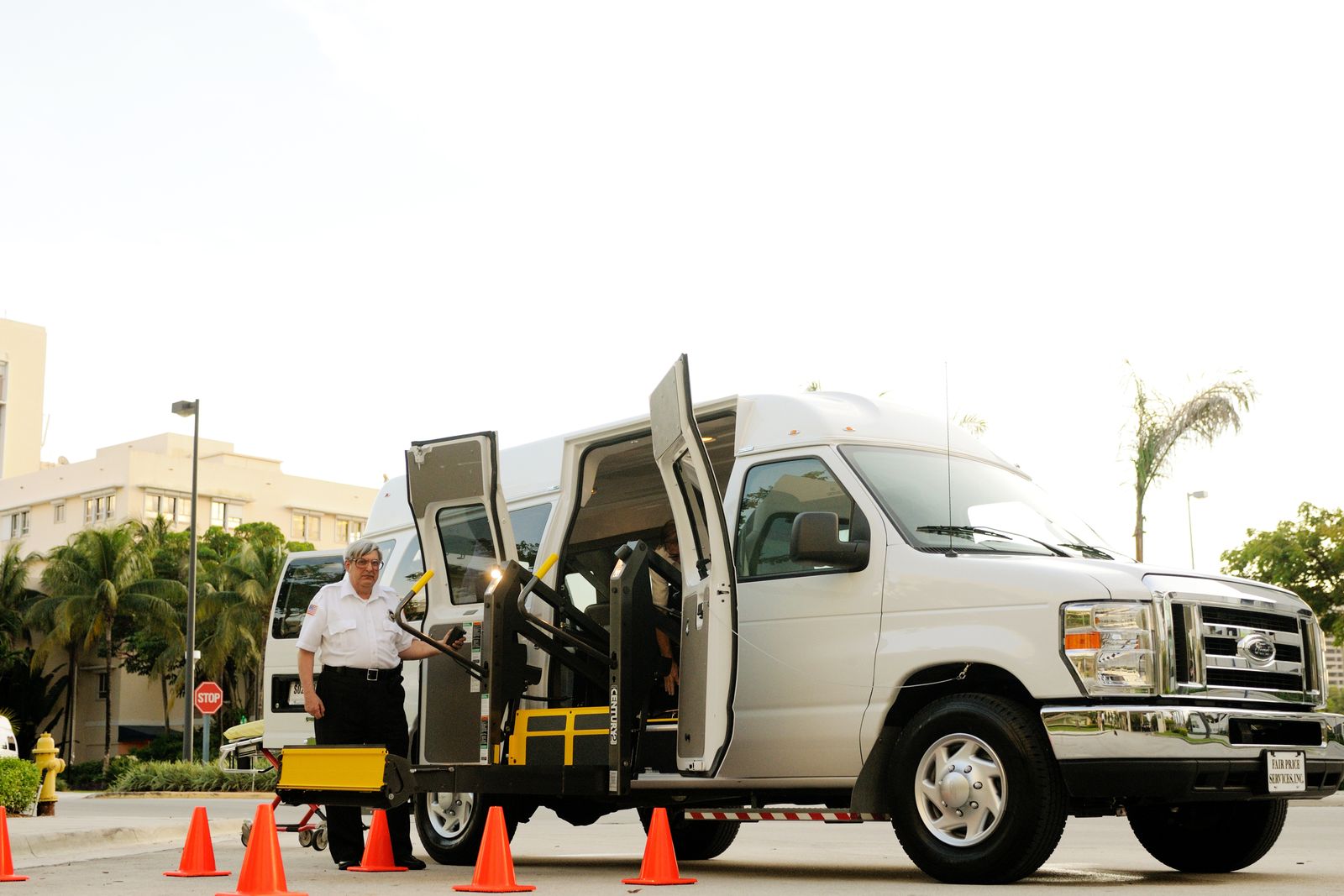 Professional accessible transportation van