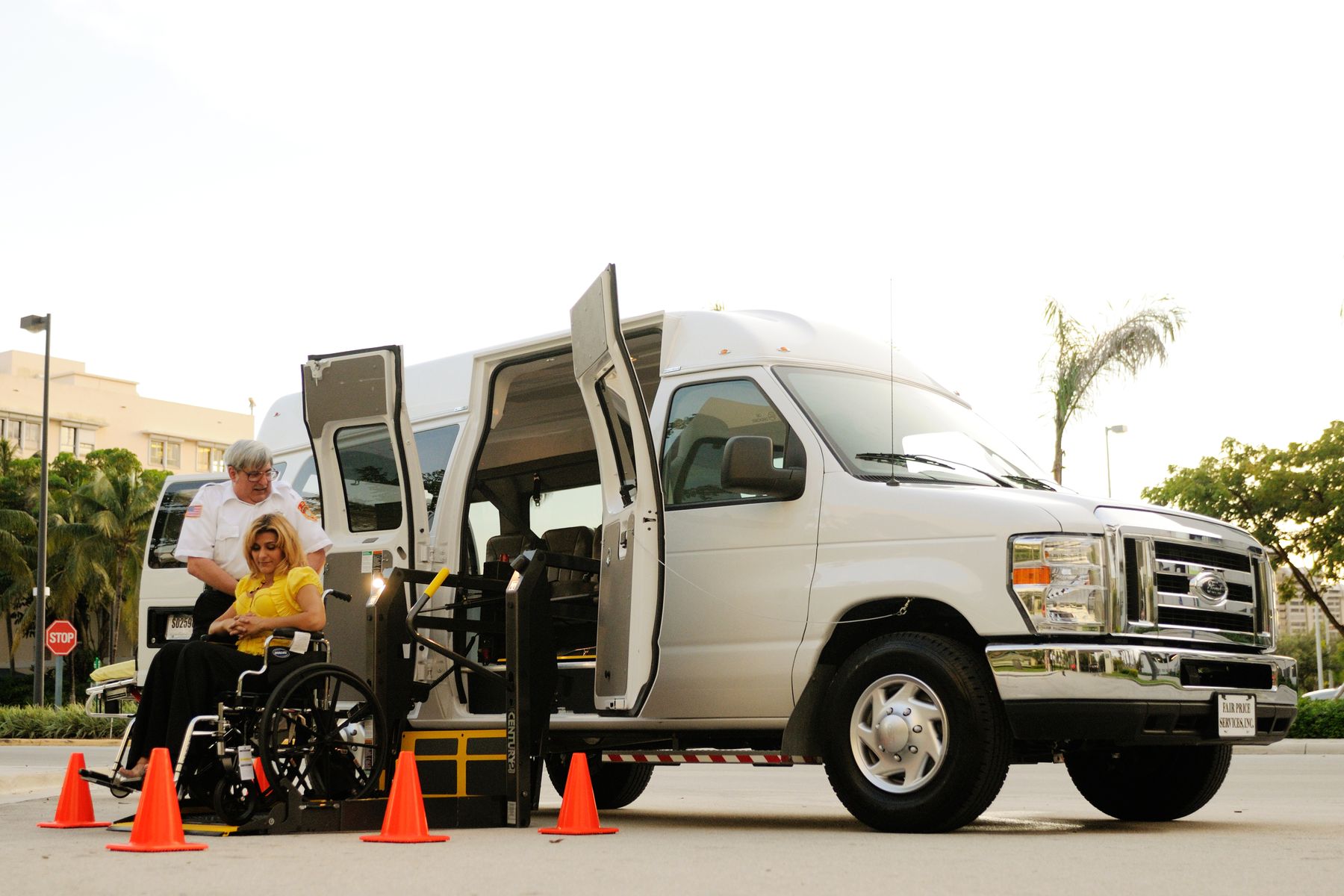 Wheelchair-accessible NEMT van