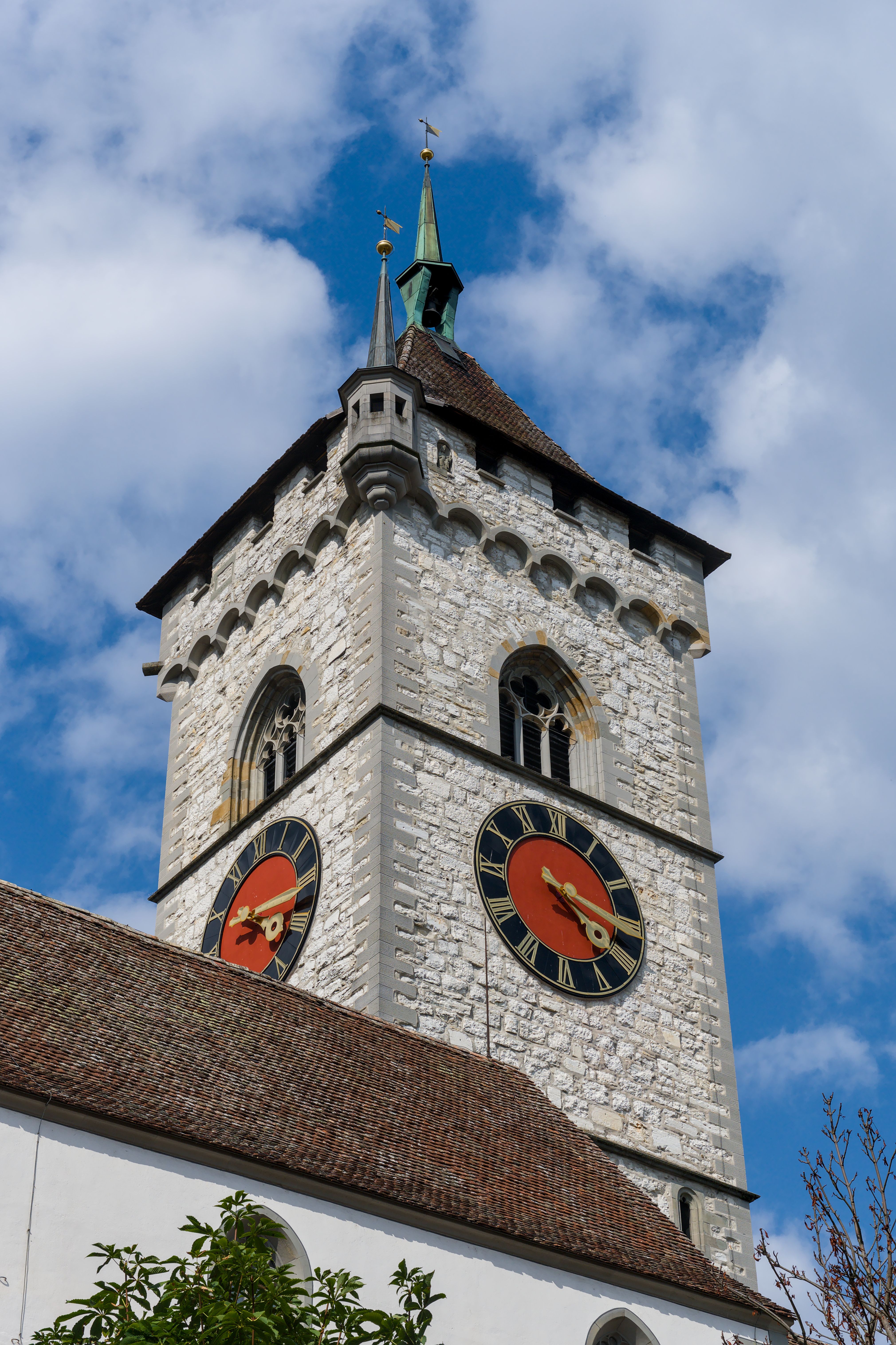 Historic Clock Tower Under a Blue Sky · Free Stock Photo