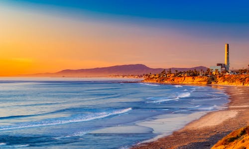 Gratis arkivbilde med california, daggry, hav